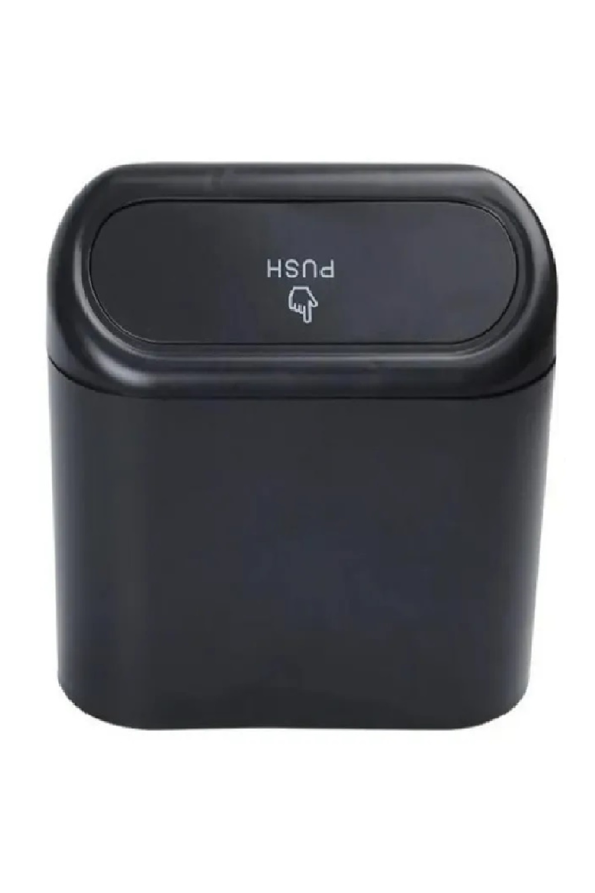 LutiaS Oto Araç Ofis Çöp Kutusu Portatif Araç İçi Taşınabilir Kapaklı Pratik Klipsli Organizer Çöp Kovası