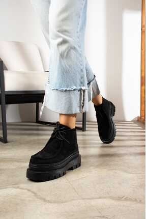 Kadınsı Shoes Mina Kadın Bağcıklı Bot