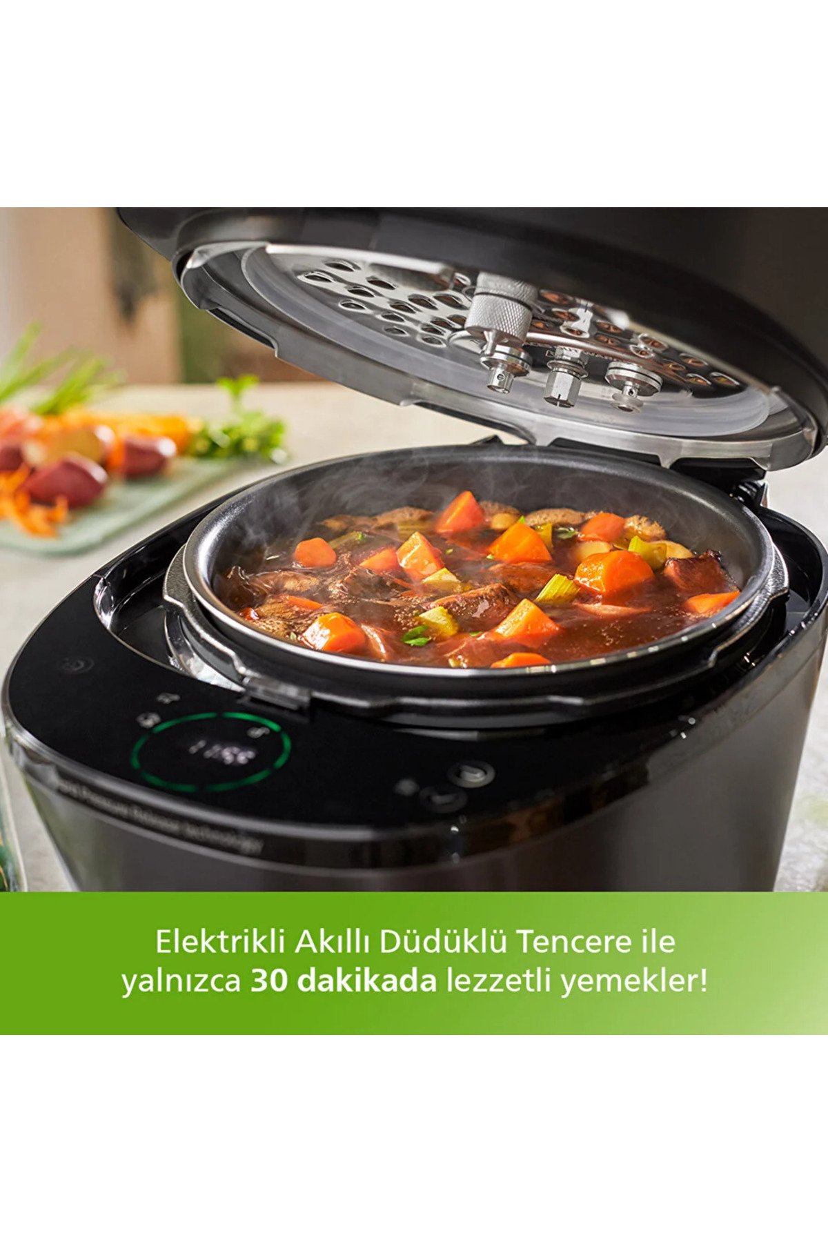 Philips All In One Cooker Elektrikli Düdüklü Tencere, 5l Kapasite 35