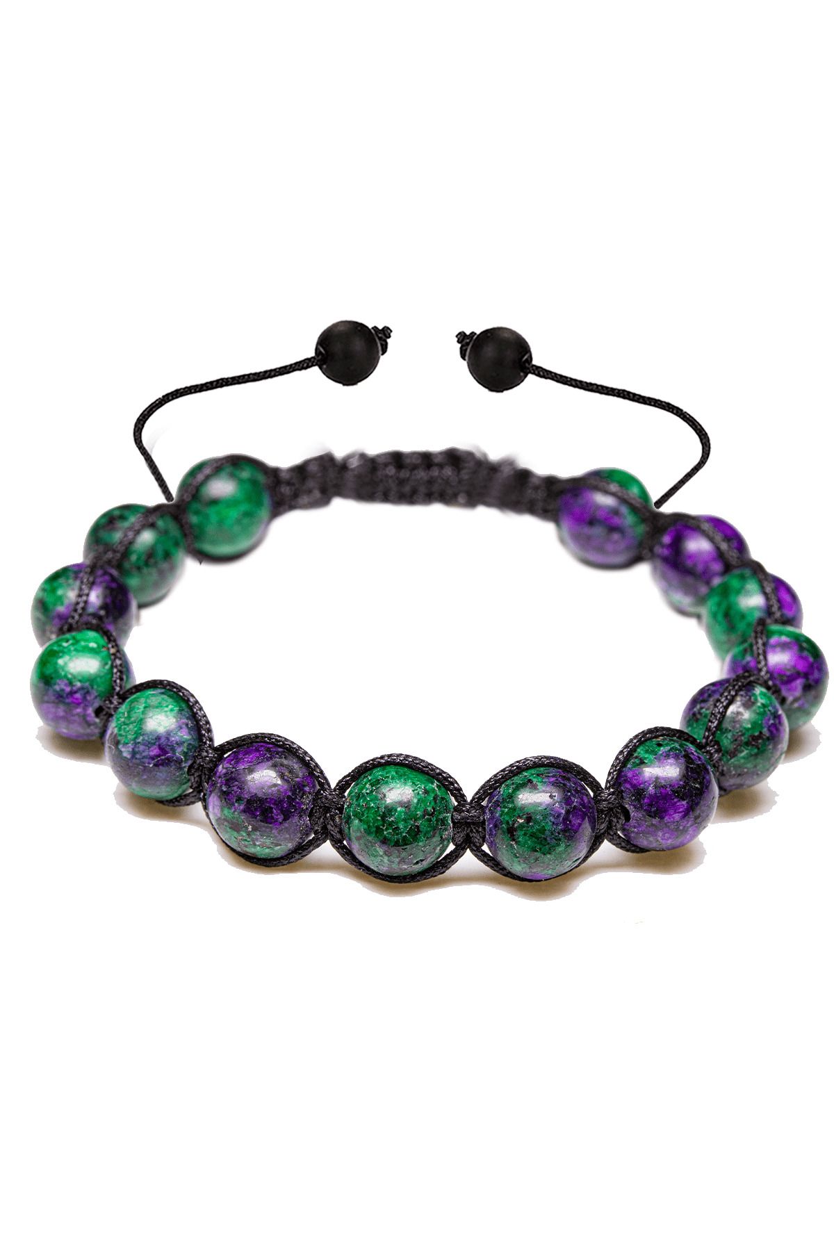 Tesbih At lyesi Certified Ruby Zoisite Anyolite Stone Bracelet