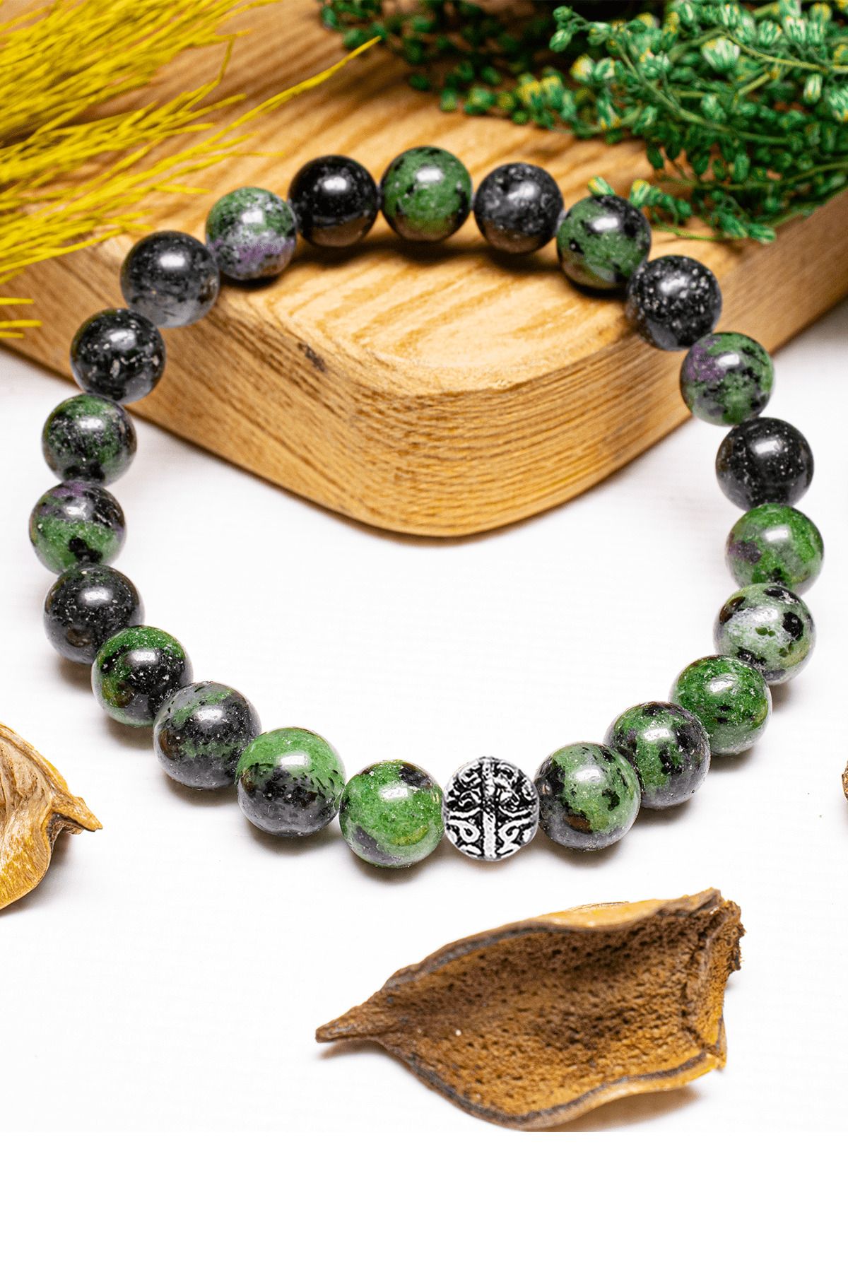 Ruby on sale zoisite bracelet