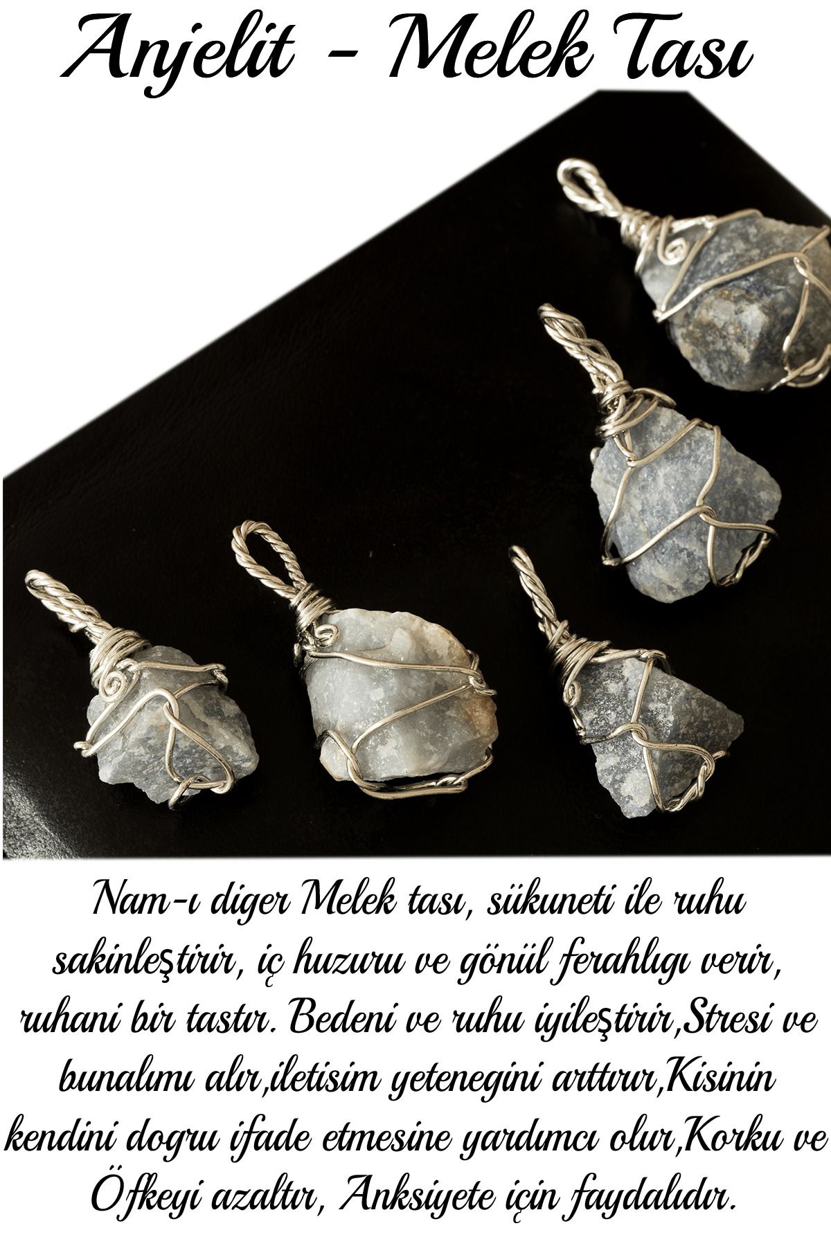 Angel stone necklace online