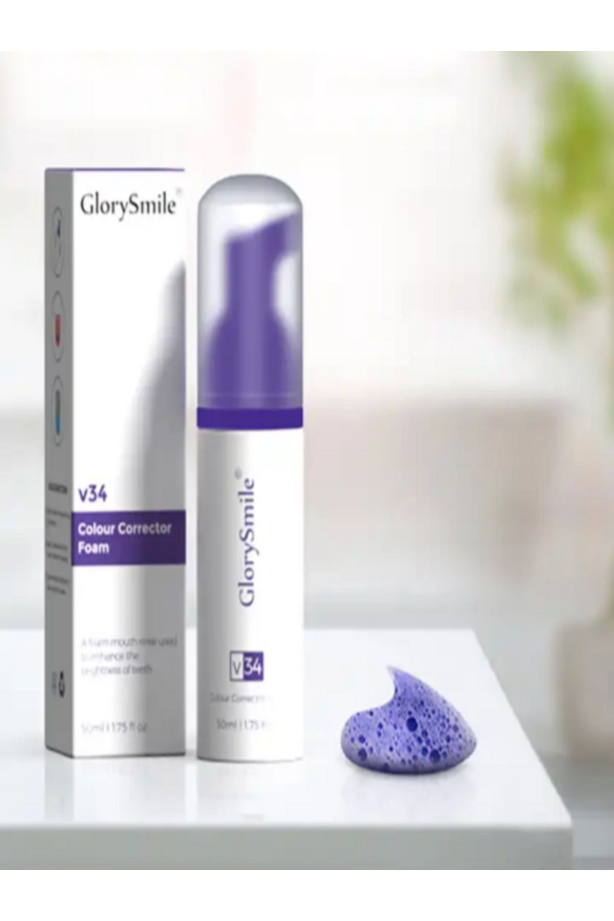 GlorySmile-V34 Color Corrector - 50ml Whitening Foam 5
