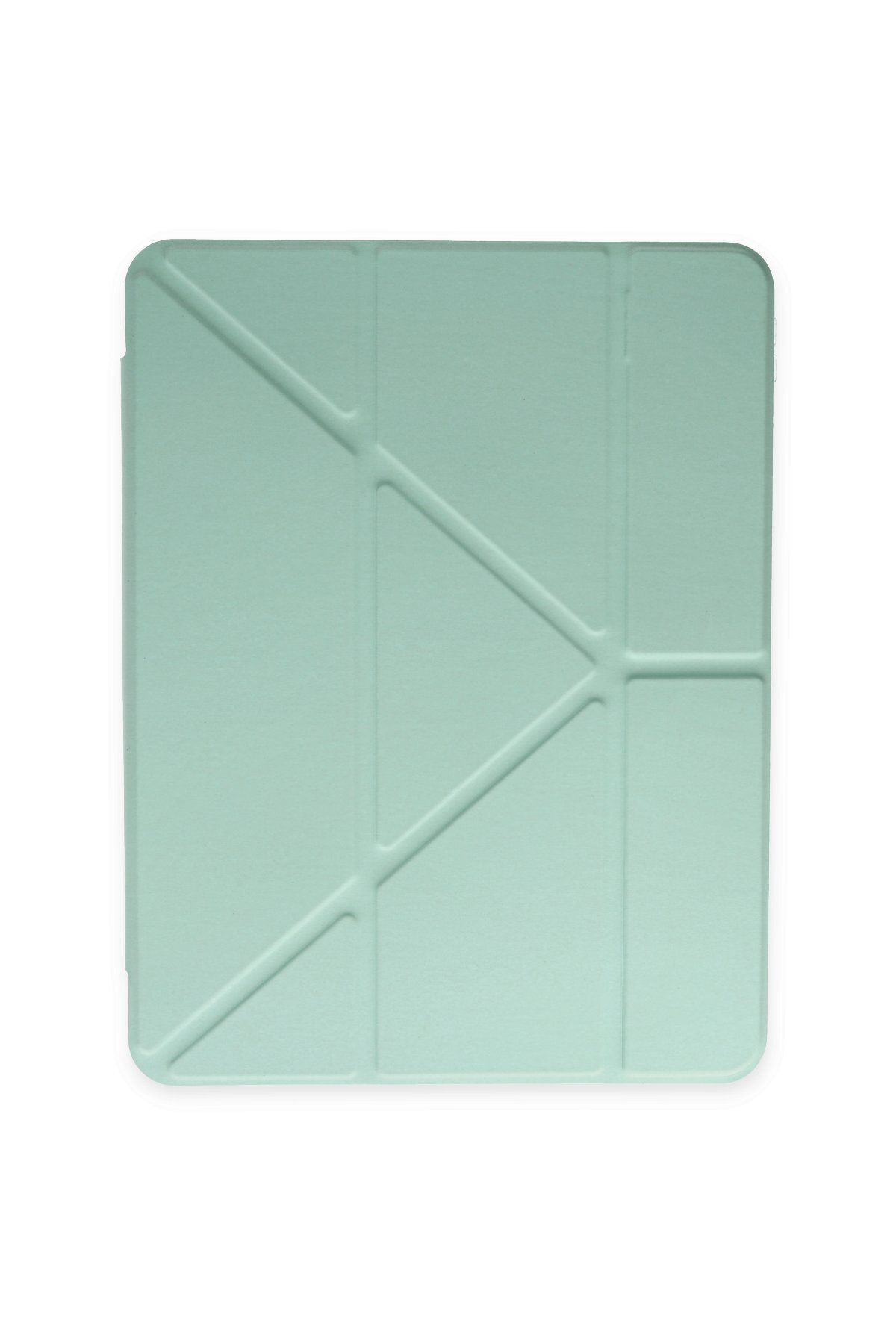 AQUA AKSESUAR-iPad 10.2 (7th generation) Compatible Case with Pen Compartment and Sleep Mode Smart Case - Light Green 3