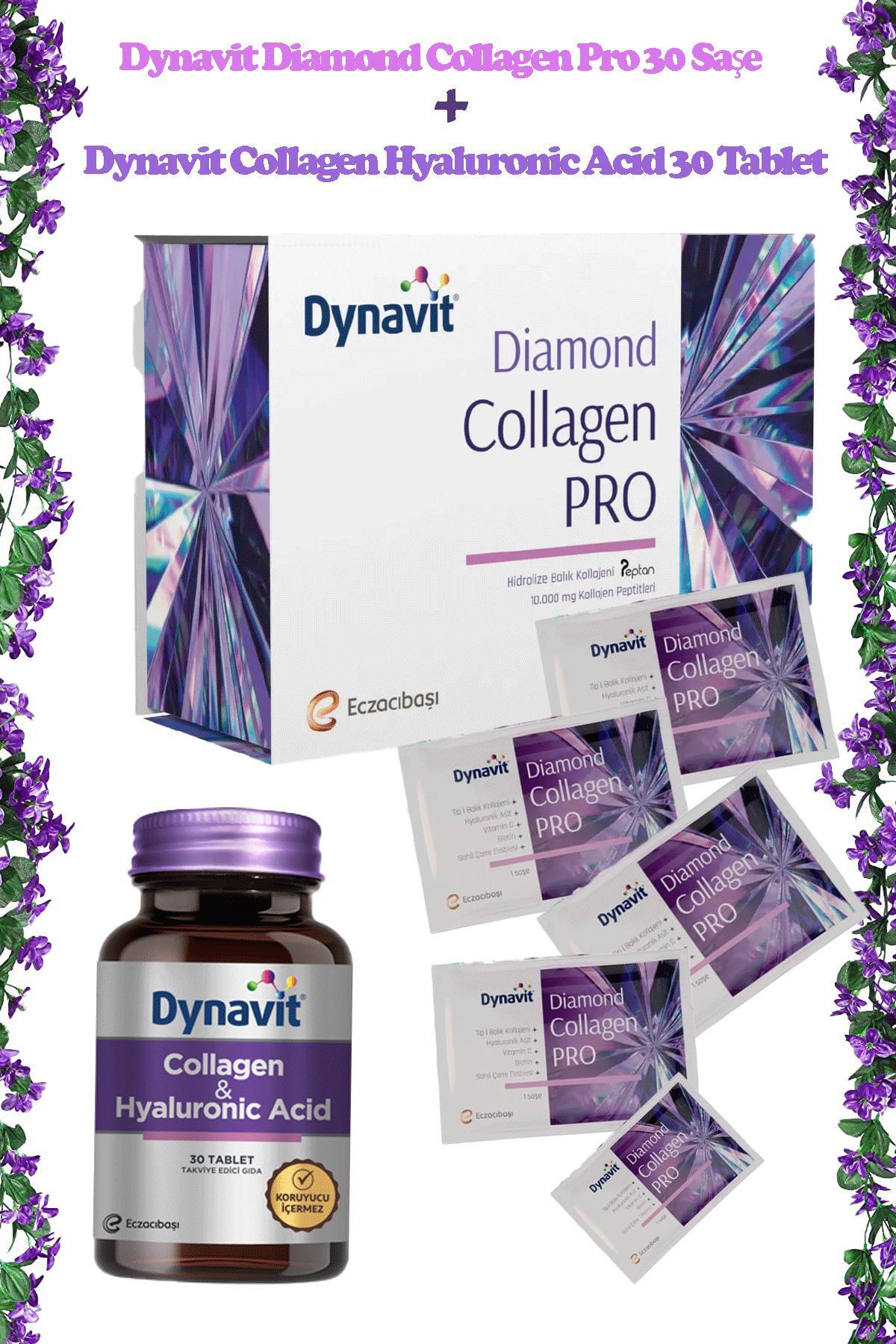 Dynavit Diamond Collagen Pro 30 Saşe Collagen Hyaluronic Acid 30 Tablet