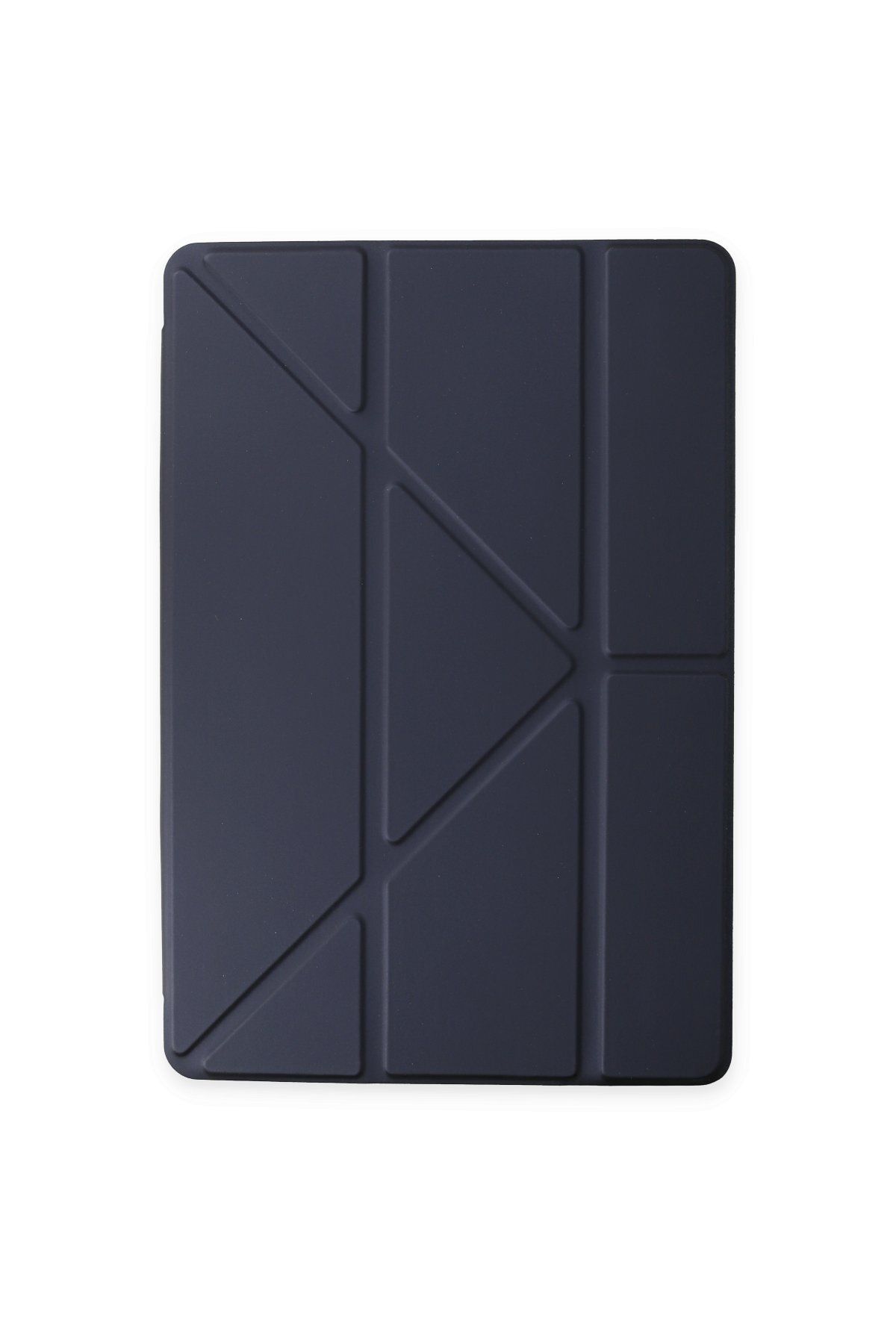 AQUA AKSESUAR-Samsung Galaxy X200 Tab A8 10.5 Compatible Case with Pen Compartment Smart Case with Sleep Mode - Navy Blue 3