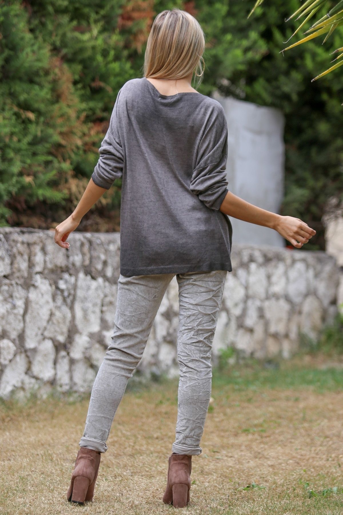 Thin grey new arrivals sweater