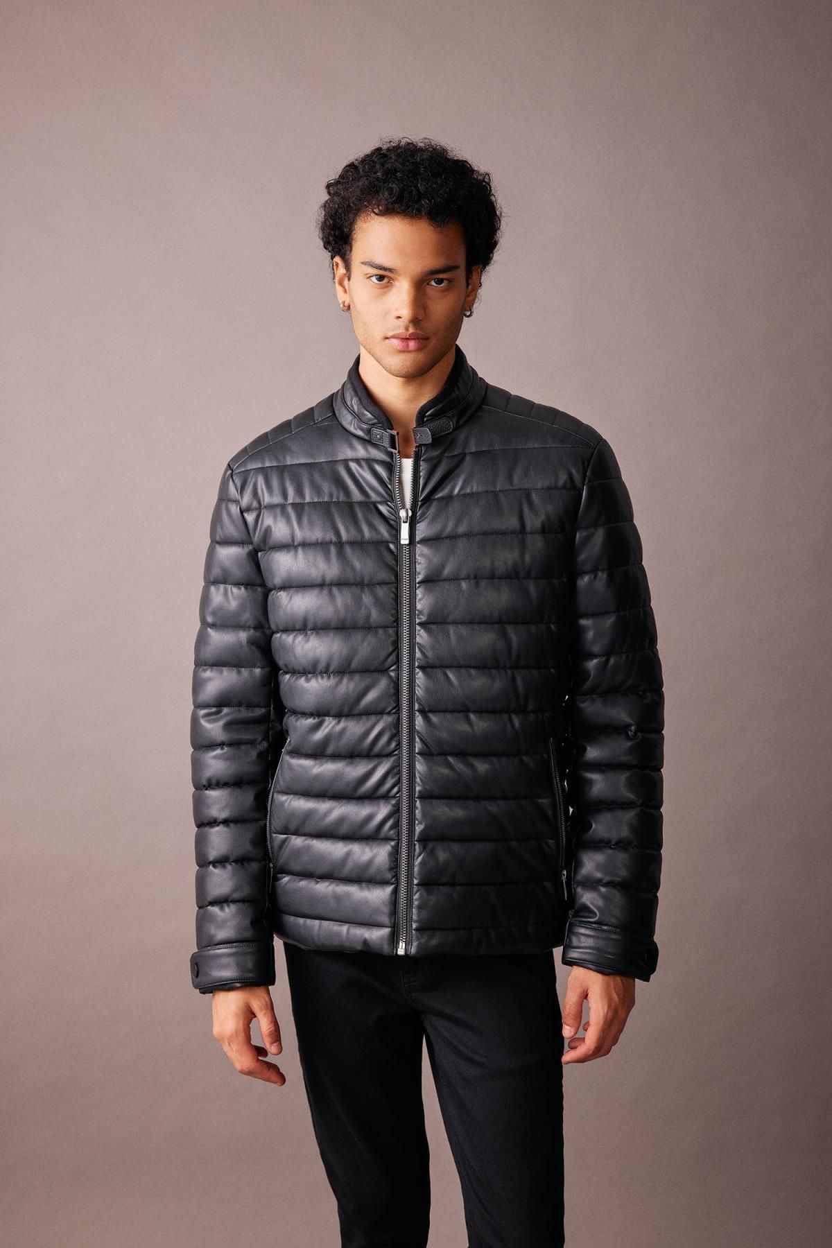 Muscle fit coat online