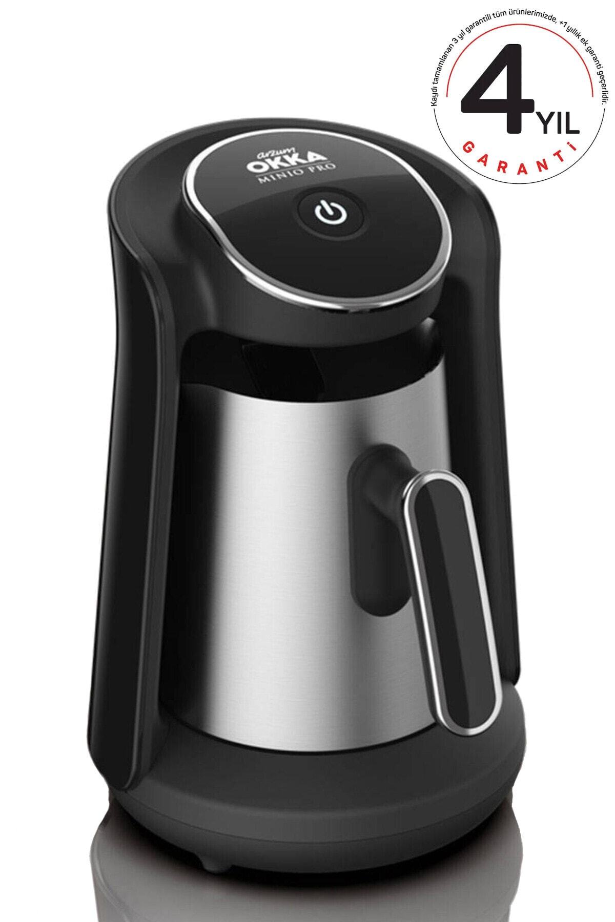 Arzum Okka Minio Red - Turkse Koffiemachine - Zwart - Rood 4 Kopjes Ok004 R   Black   Red Turkish Coffee Maker