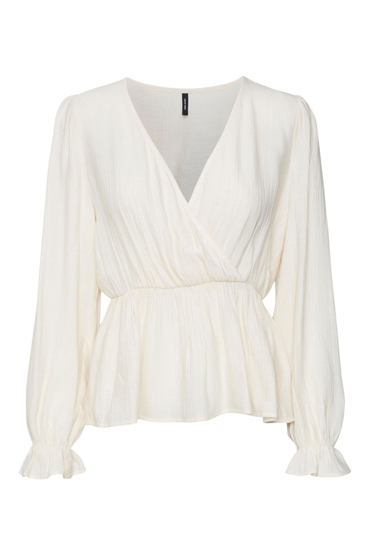 Vero Moda-Top VMMAJSE LS FAKE WRAP TOP WVN EXP 2