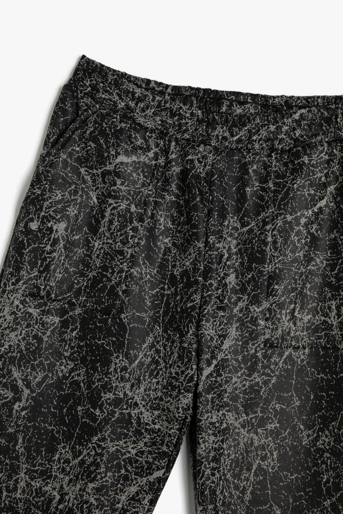 Koton-Graue gemusterte Jogginghose für Damen 3