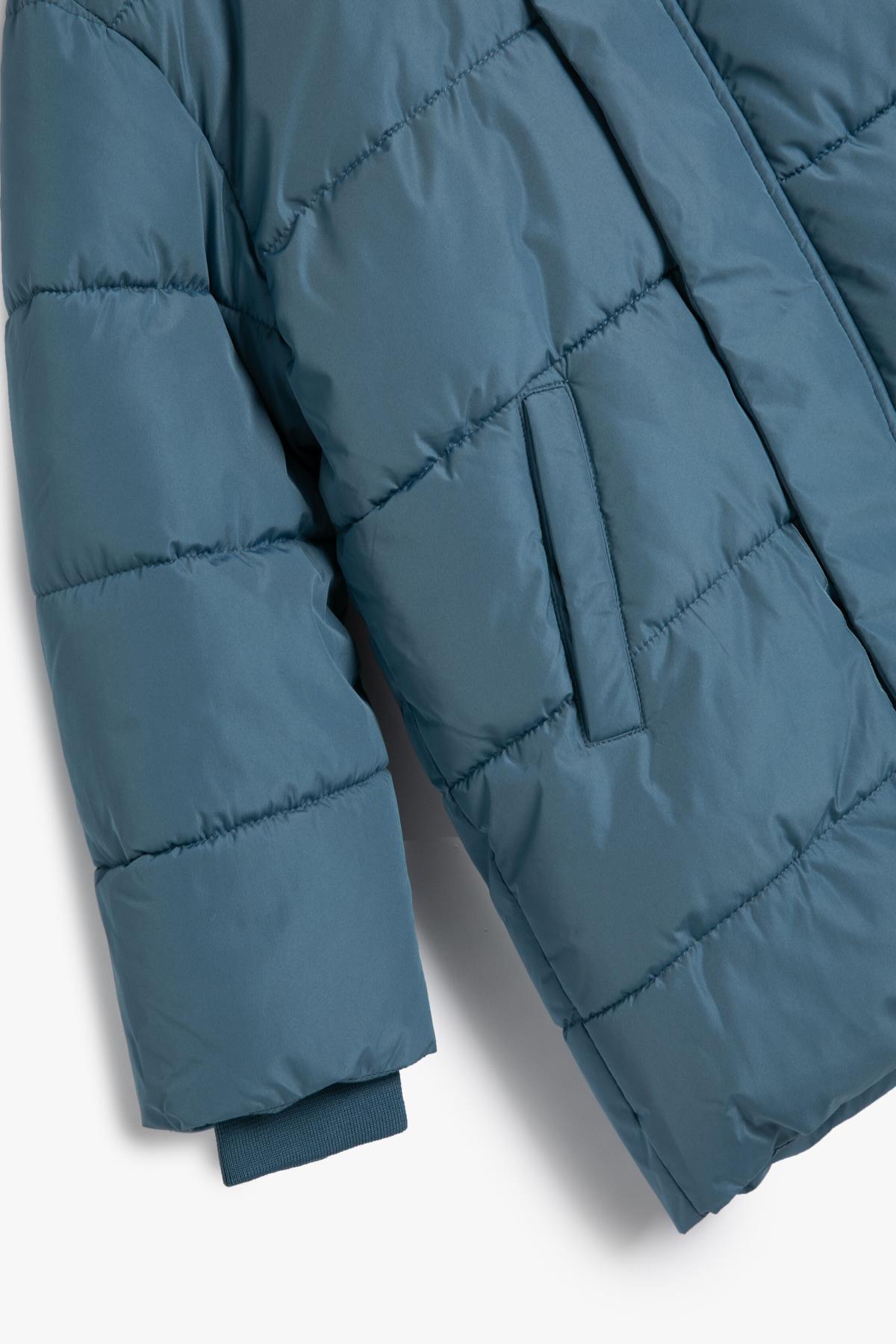 Koton Erkek Çocuk Mavi Kaban fotoğrafı 4 (önizleme)