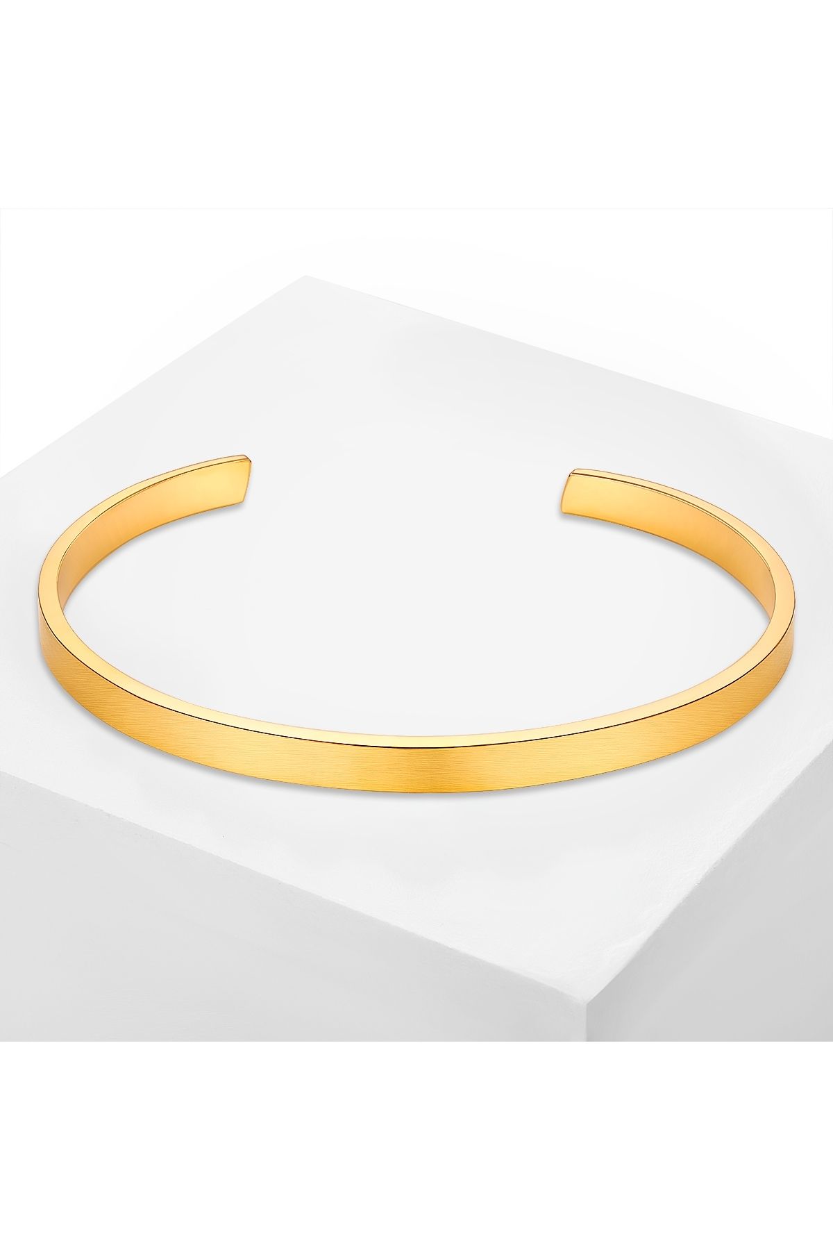 True Rebels-Edelstahlarmband Armreif Edelstahl gelbgold 4