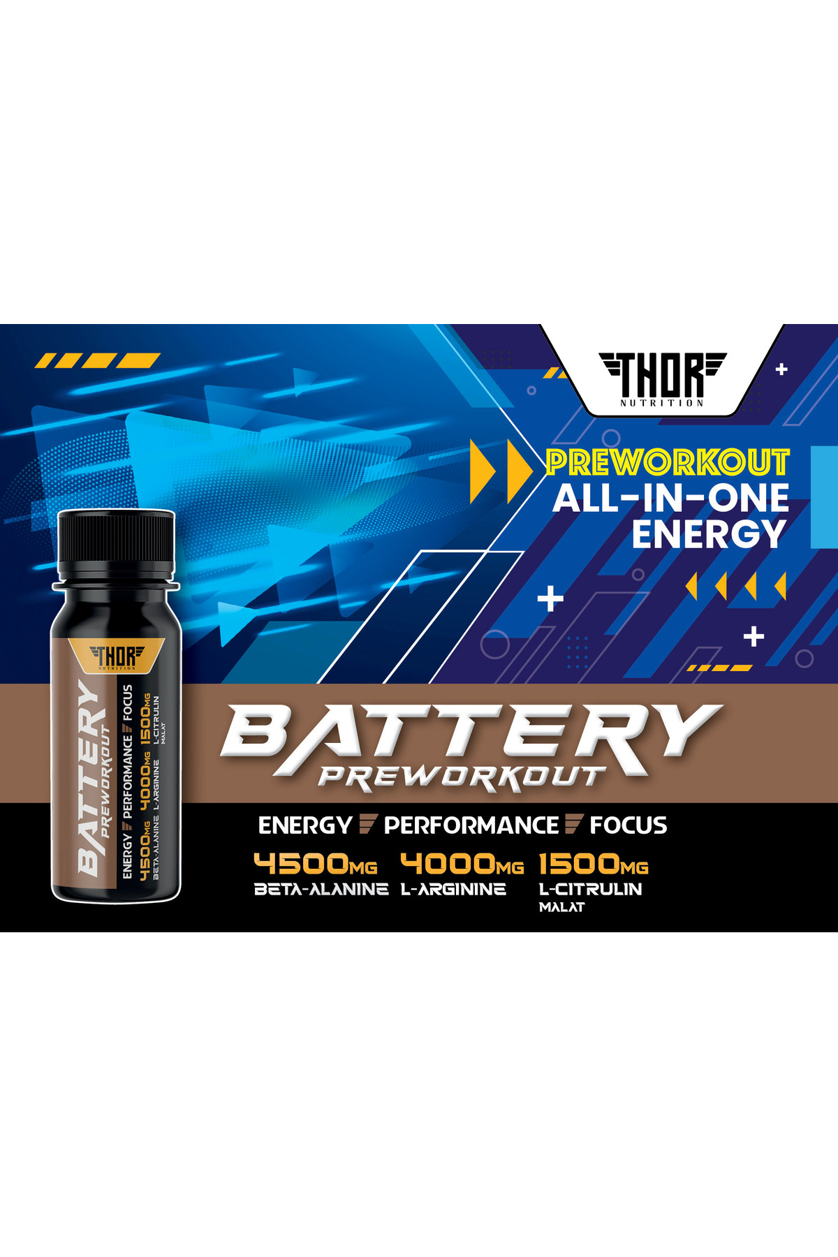 Pre-workout Battery 20 Sase sıvı 40 servis 4