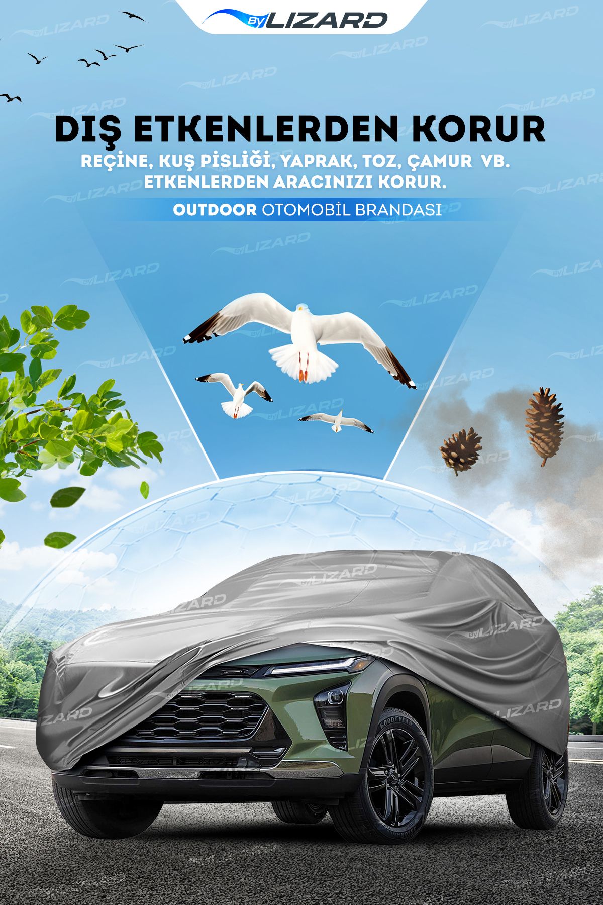ByLizard Mercedes - Benz EQA Car Brand - Car Cover - Case - Trendyol