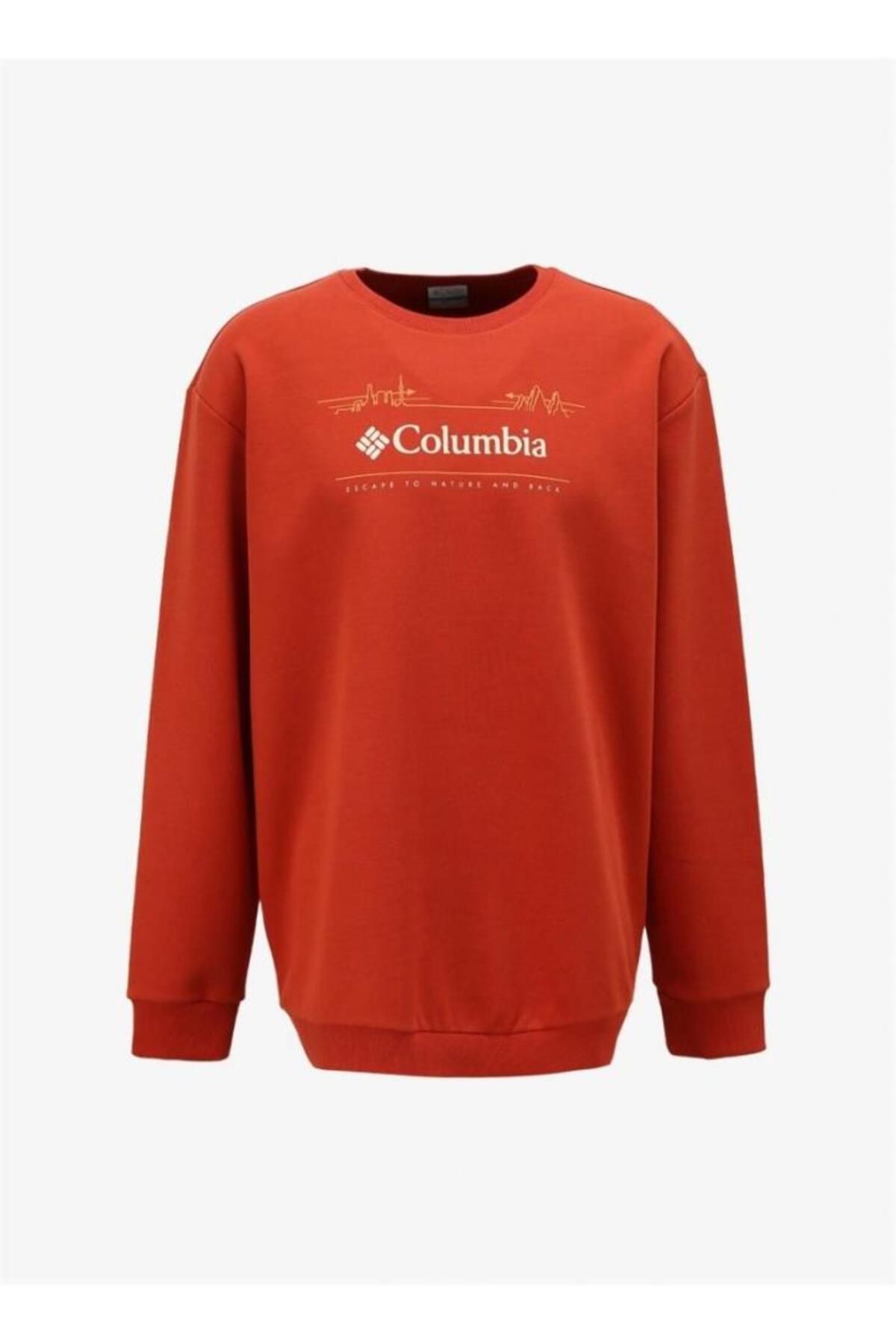 Columbia Csc M Nature And Back Crew Men s Orange Sweatshirt CS0329 636 Trendyol
