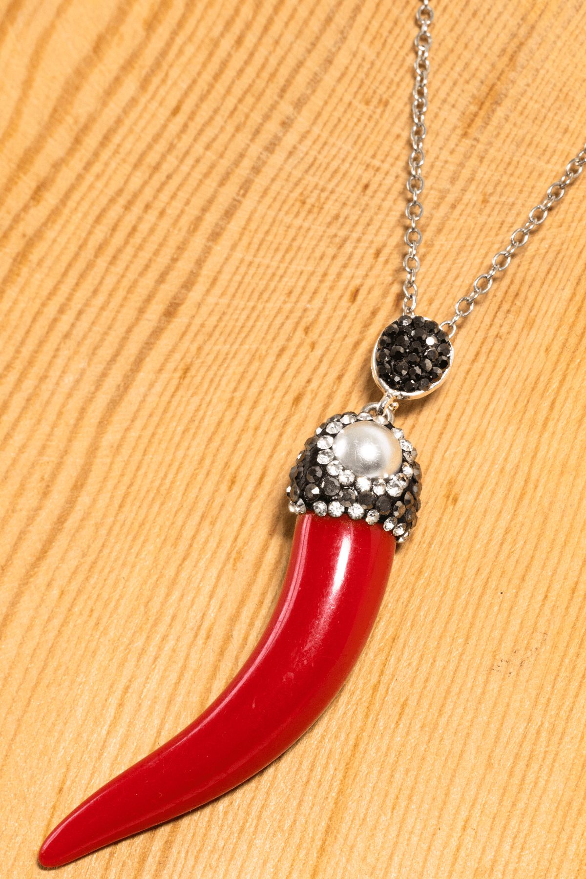 Coral clearance stone necklace