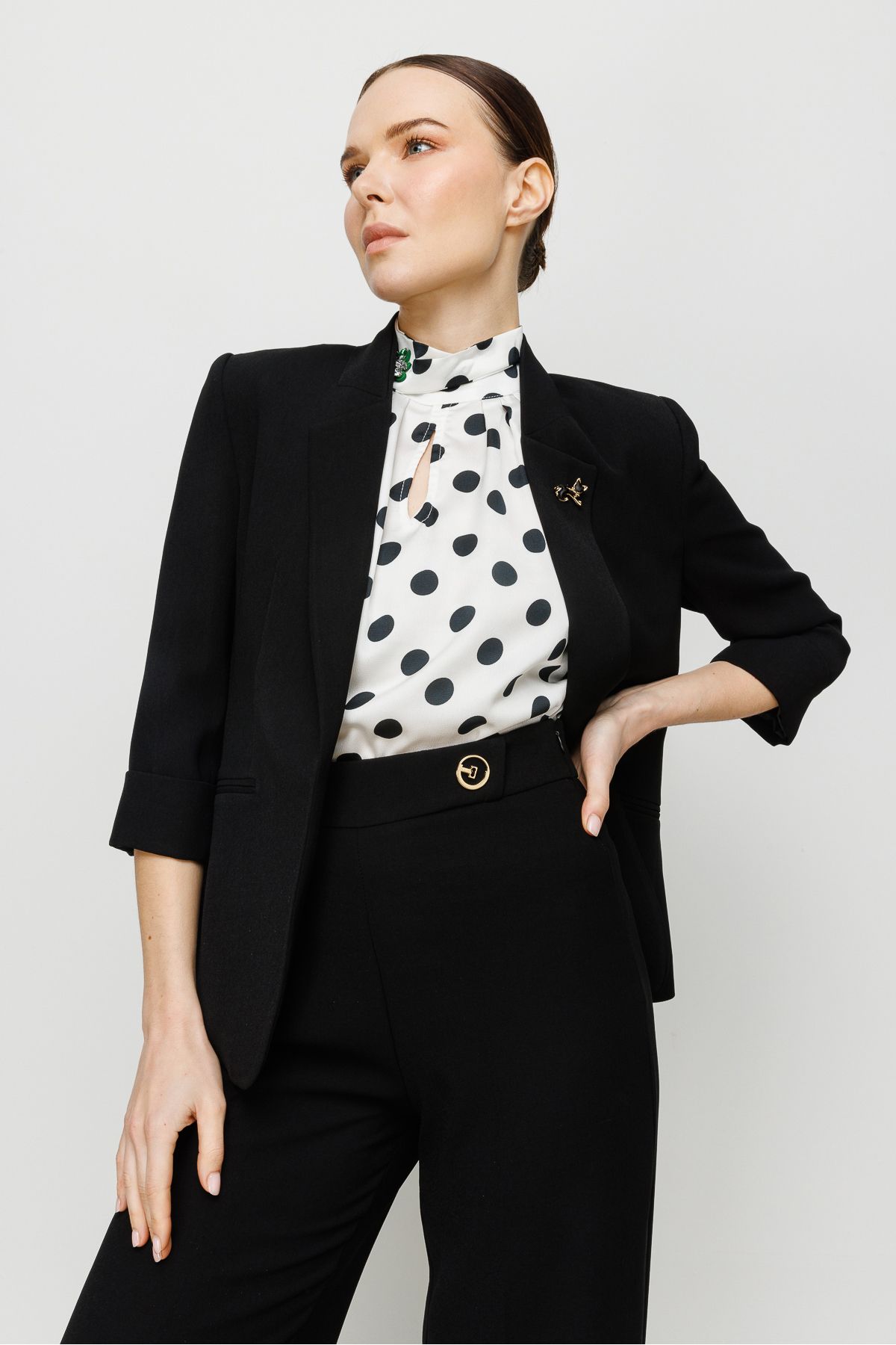 Nefeli-Blazer Jacket with Cat Accessories 1