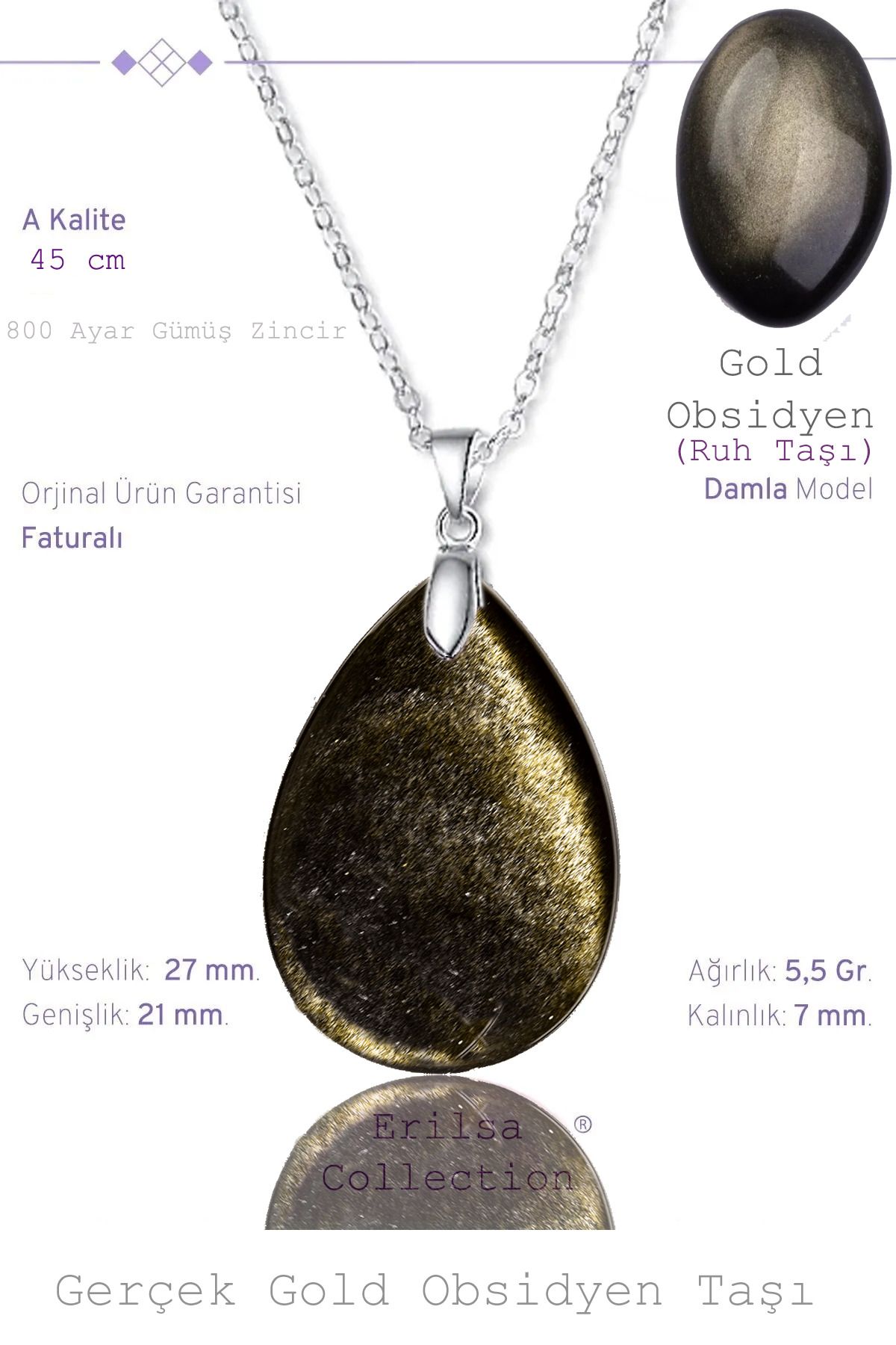 Obsidian sales stone necklace