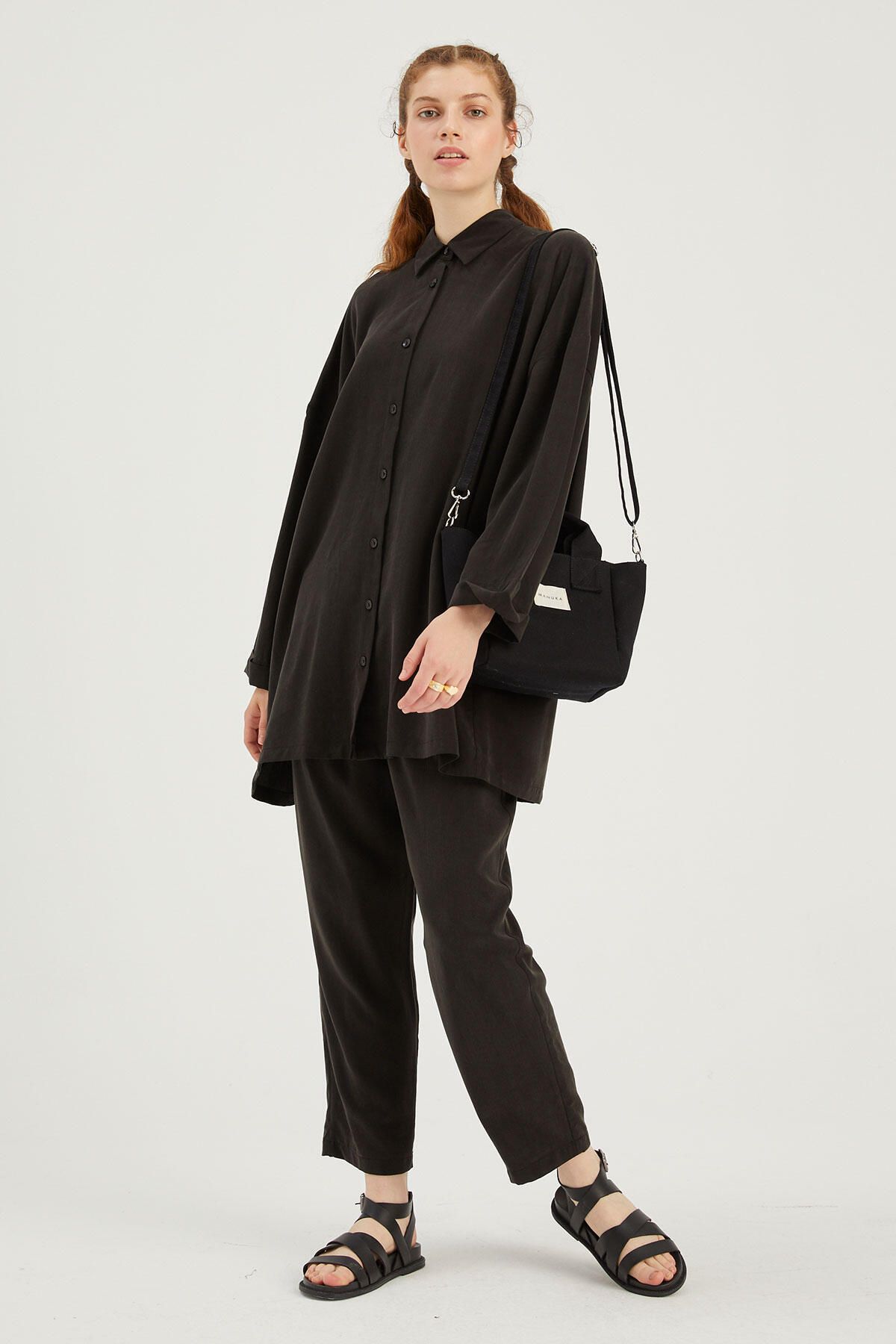 Manuka-Black Std Mini Canvas Bag - Classic Design 2
