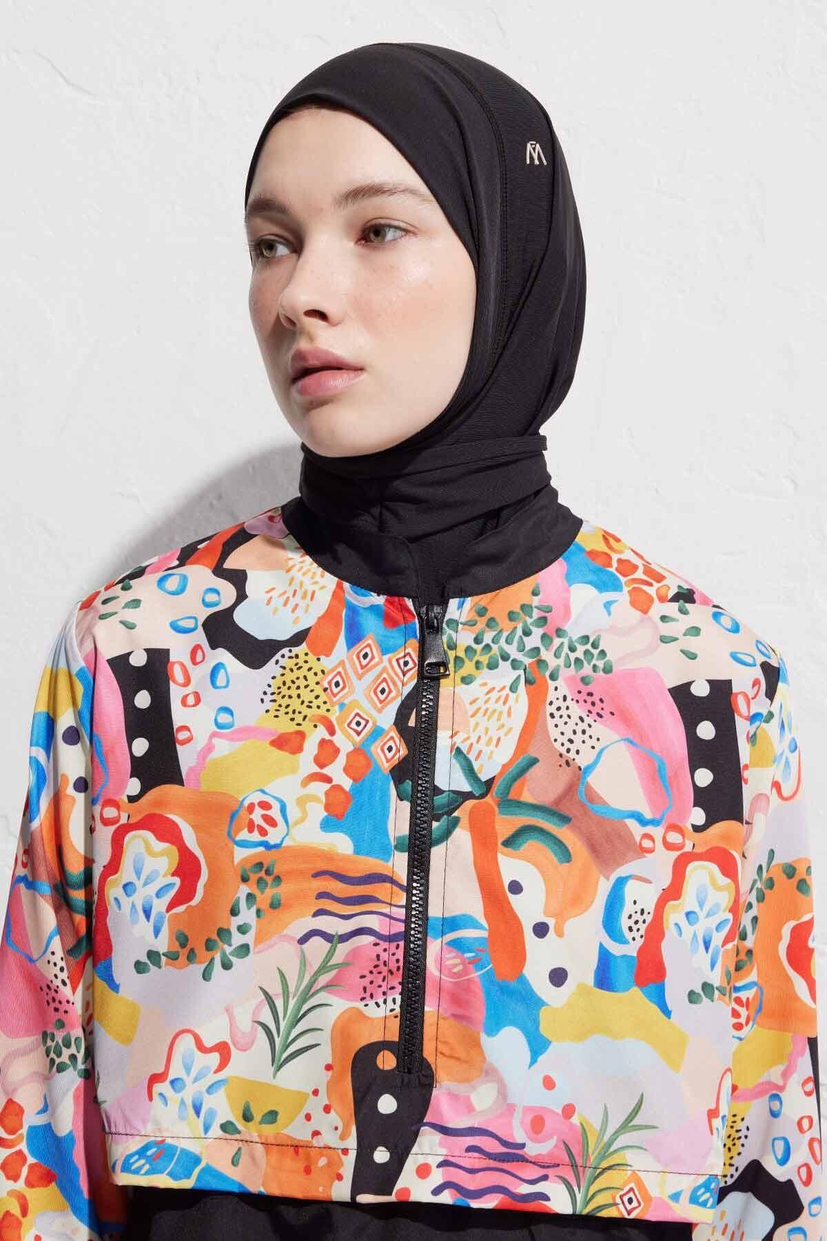Manuka Costum De Baie Cravată Bonnet Negru Femeie - Single Dimension