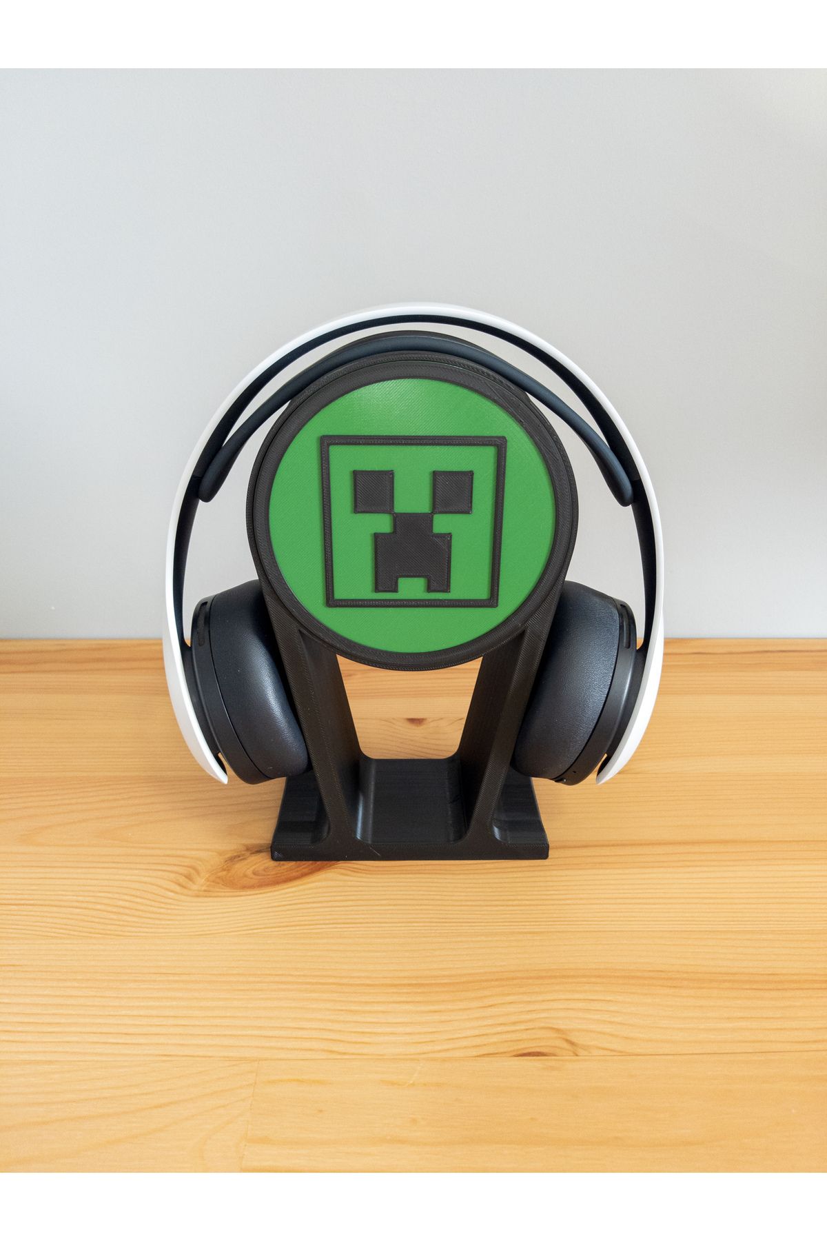 Atlas Minecraft Creeper Premium Oyuncu Ekipmanı Kulaklık Standı Tutucu Oyun Bilgisayari Aksesuar Dekoru