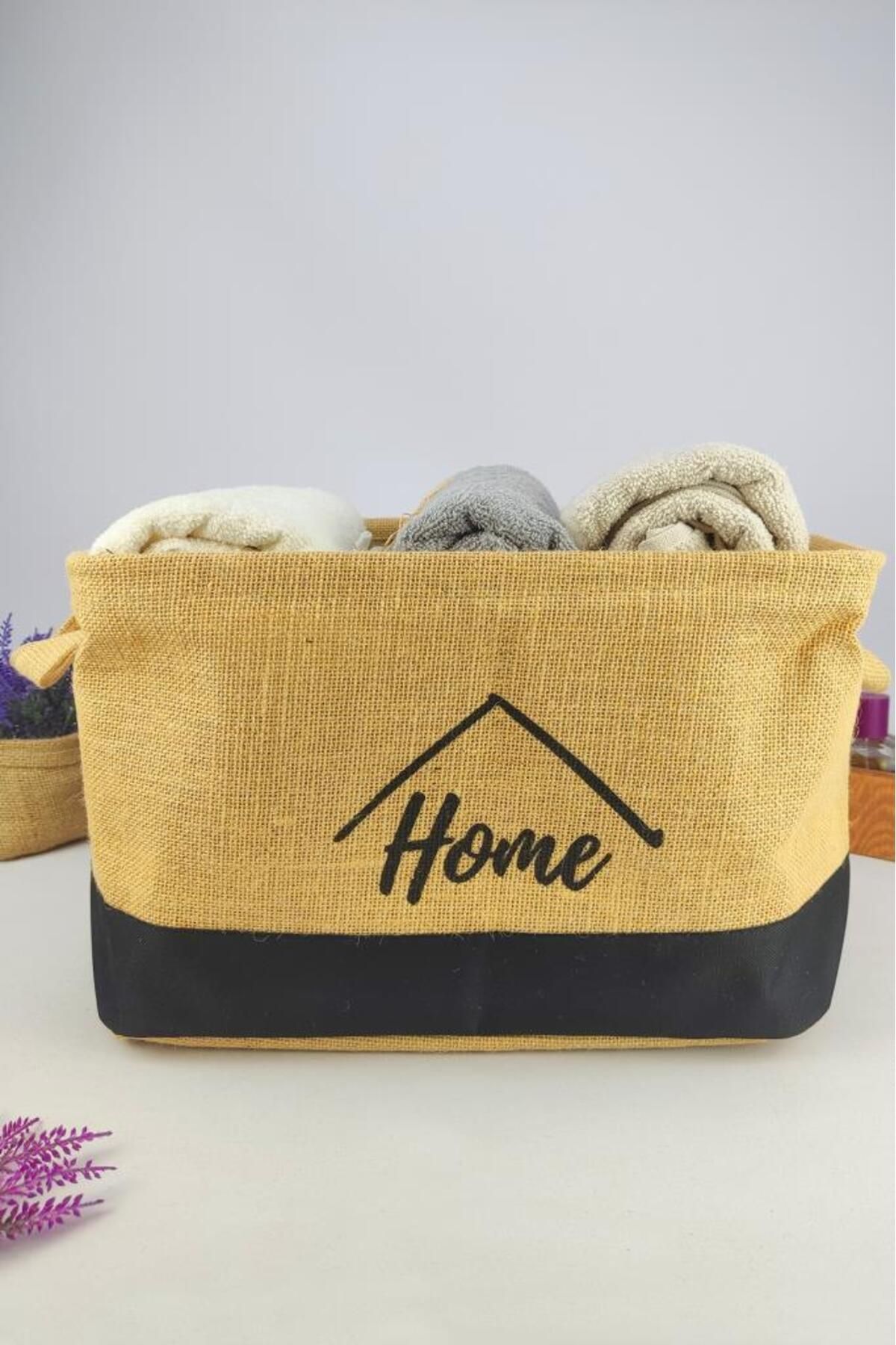Digithome-Black Wicker Mega Organizer - Multi-Purpose Rectangular Basket Cly-J1004 C1-1-121 2