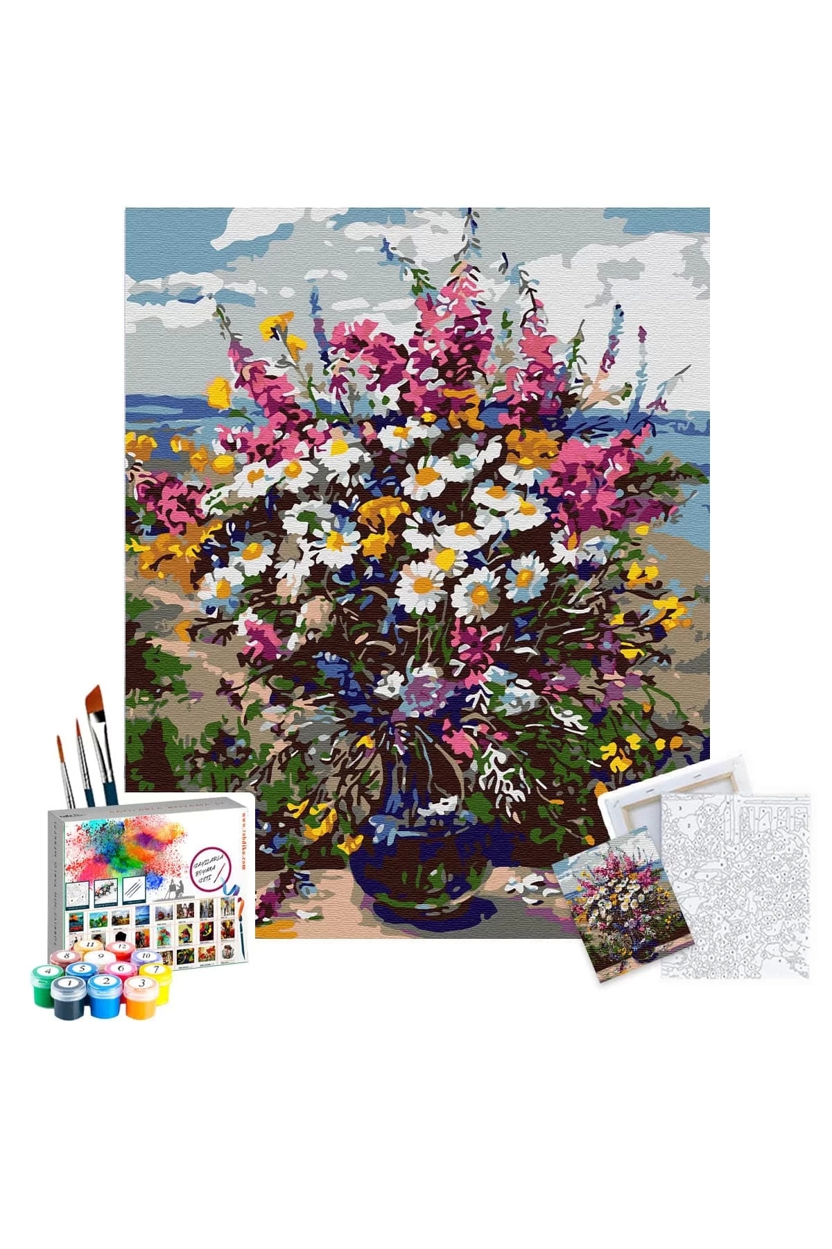 ölçekli bir ot resminin yarısı