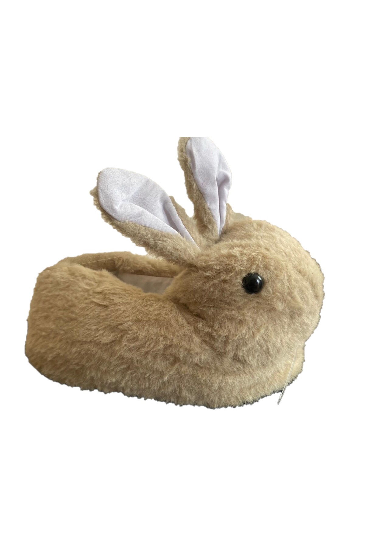 VASKONİ Panduf Unisex Tavşan Figürlü Kışlık Rahat Peluş Ev Terliği görsel 3