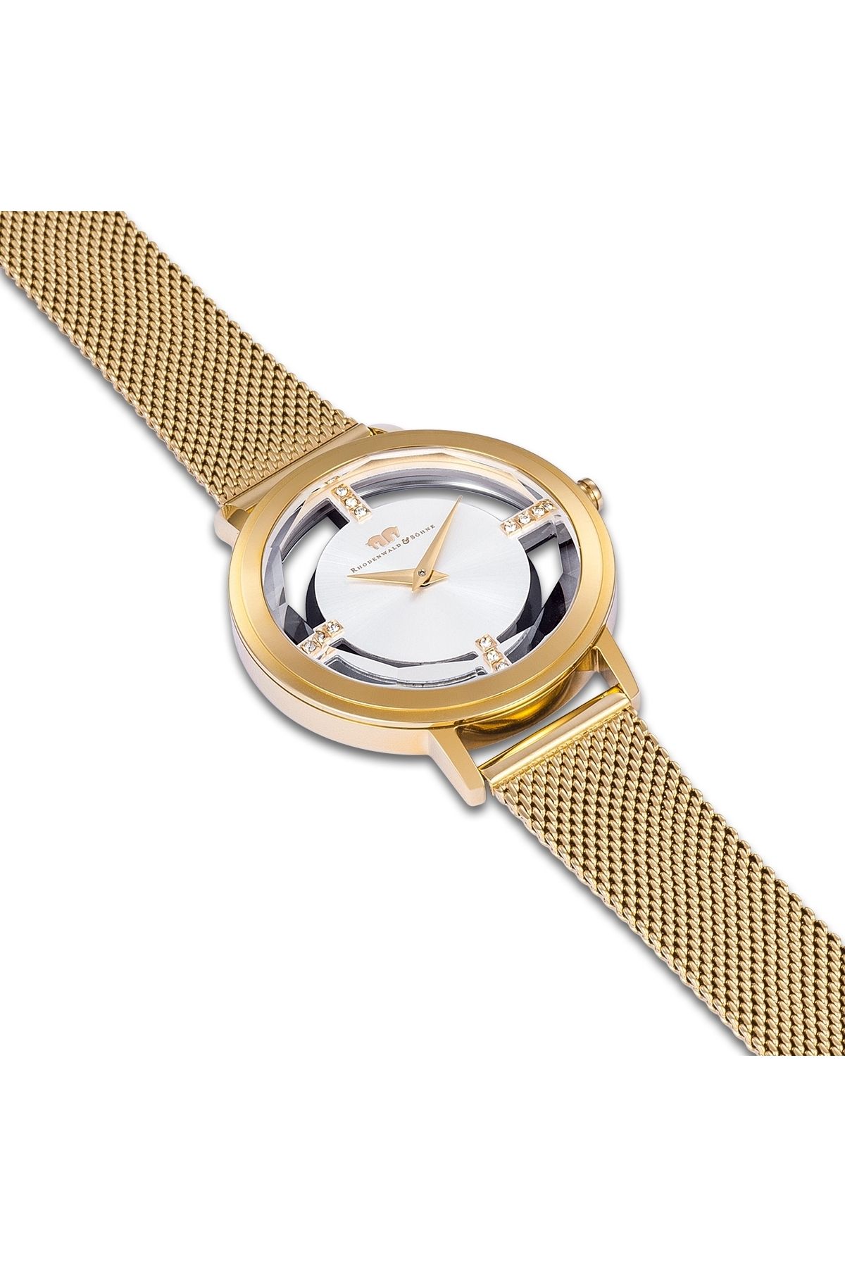 Rhodenwald & Söhne-Quarzuhr Damen Quarzuhr gelbgold Edelstahl gelbgold 5