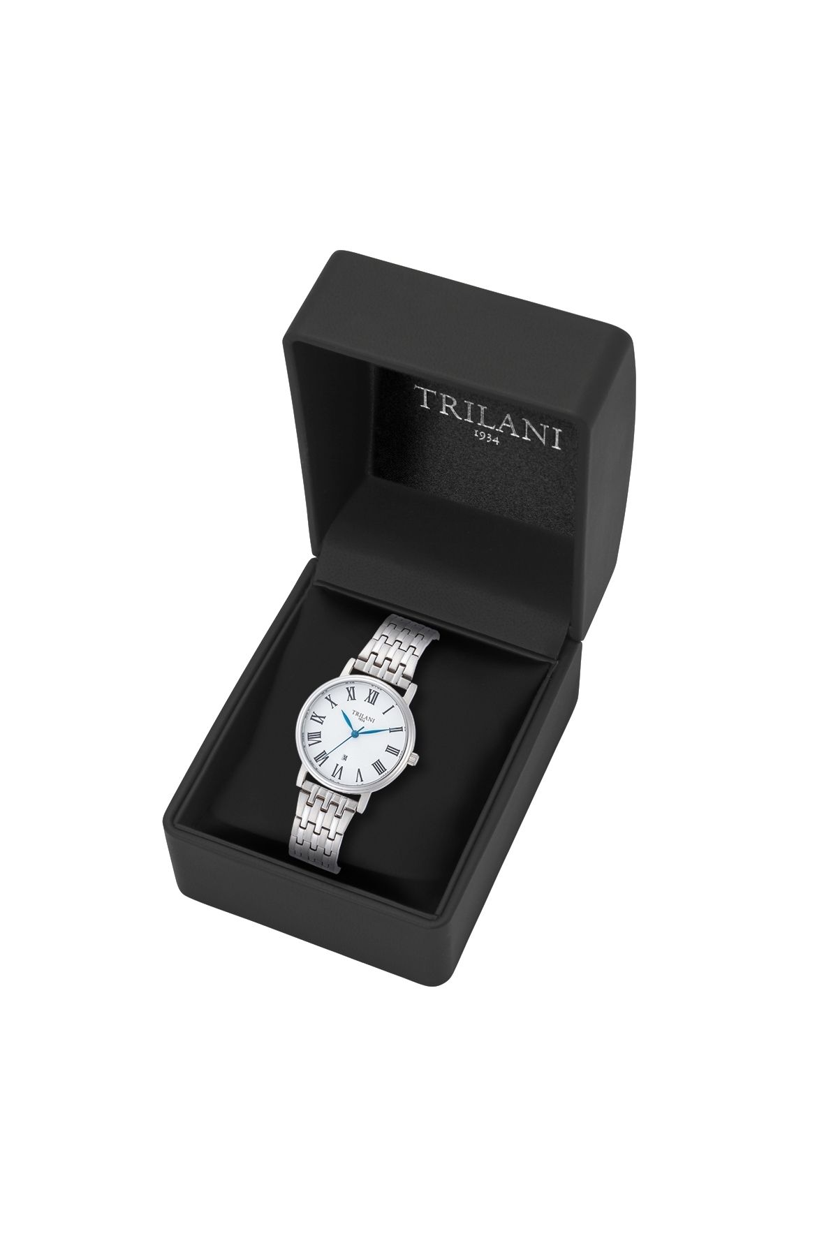 Trilani-Quarzuhr Damen Quarzuhr gül altın Echtleder braun 8