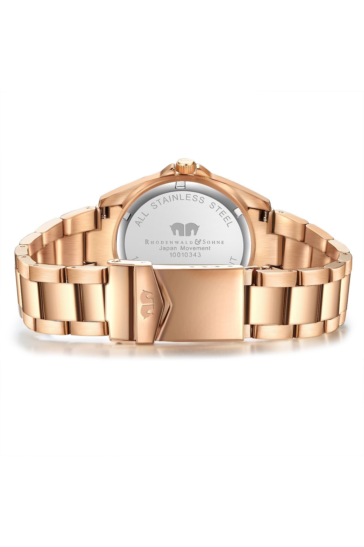 Rhodenwald & Söhne-Quarzuhr Damen Quarzuhr roségold Edelstahl roségold 4