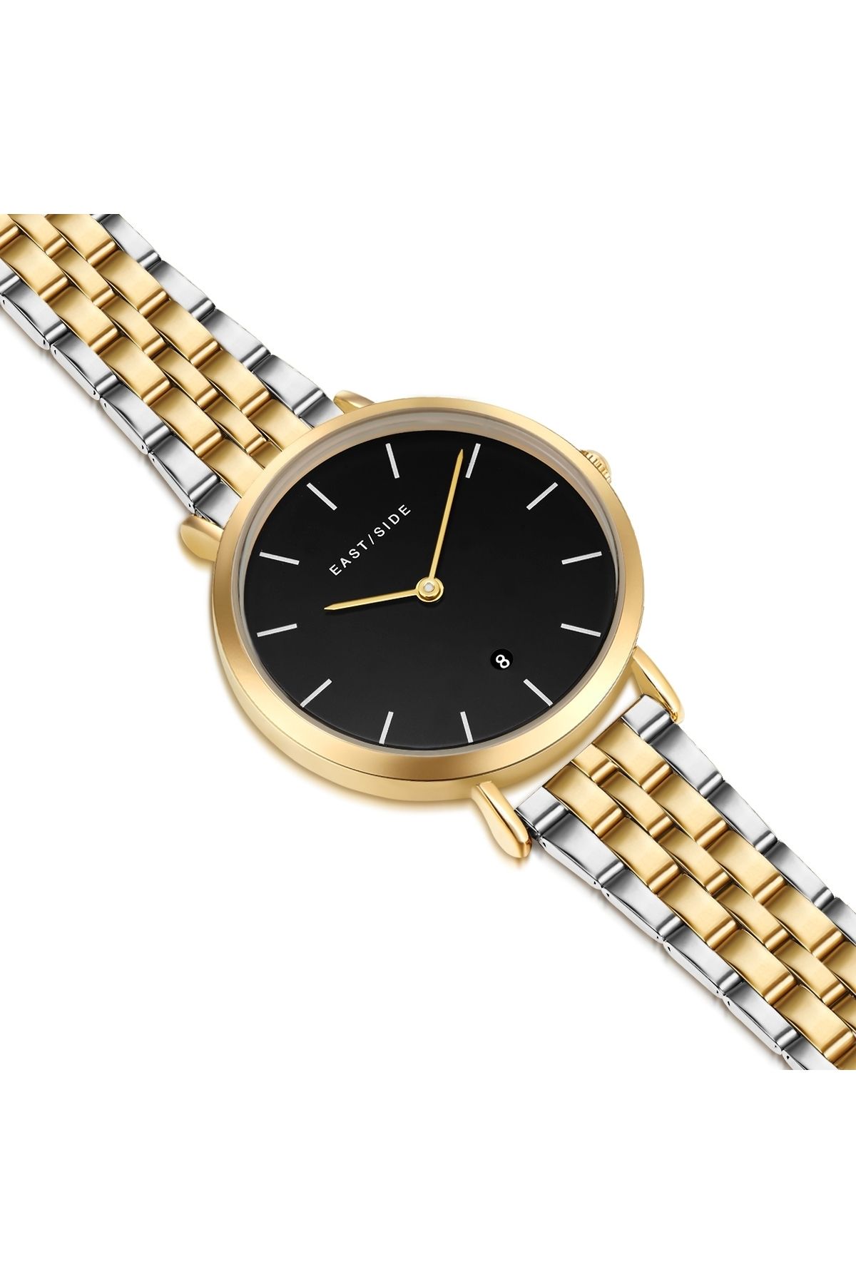 eastside-Quarzuhr Damen Quarzuhr gelbgold Edelstahl silber/gelbgold 4
