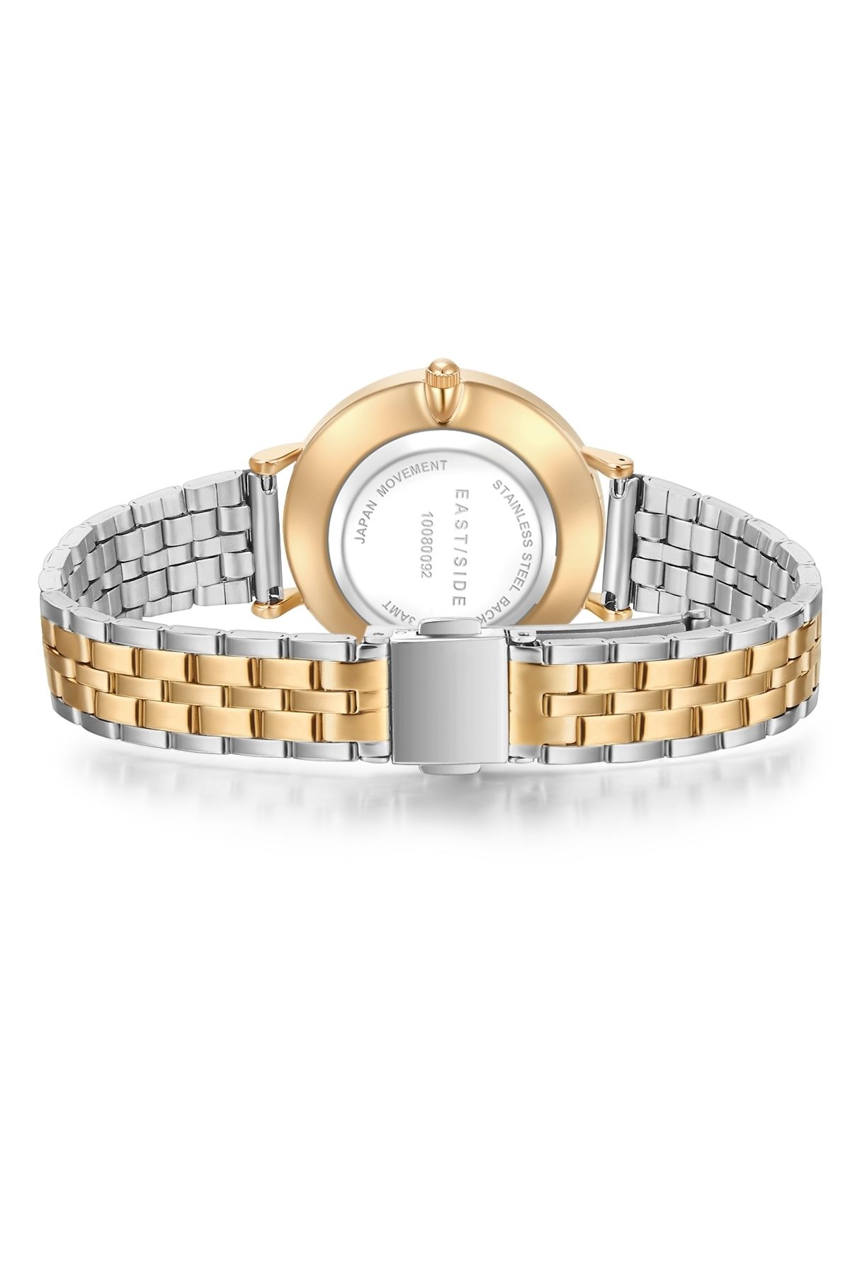 eastside-Quarzuhr Damen Quarzuhr gelbgold Edelstahl silber/gelbgold 3