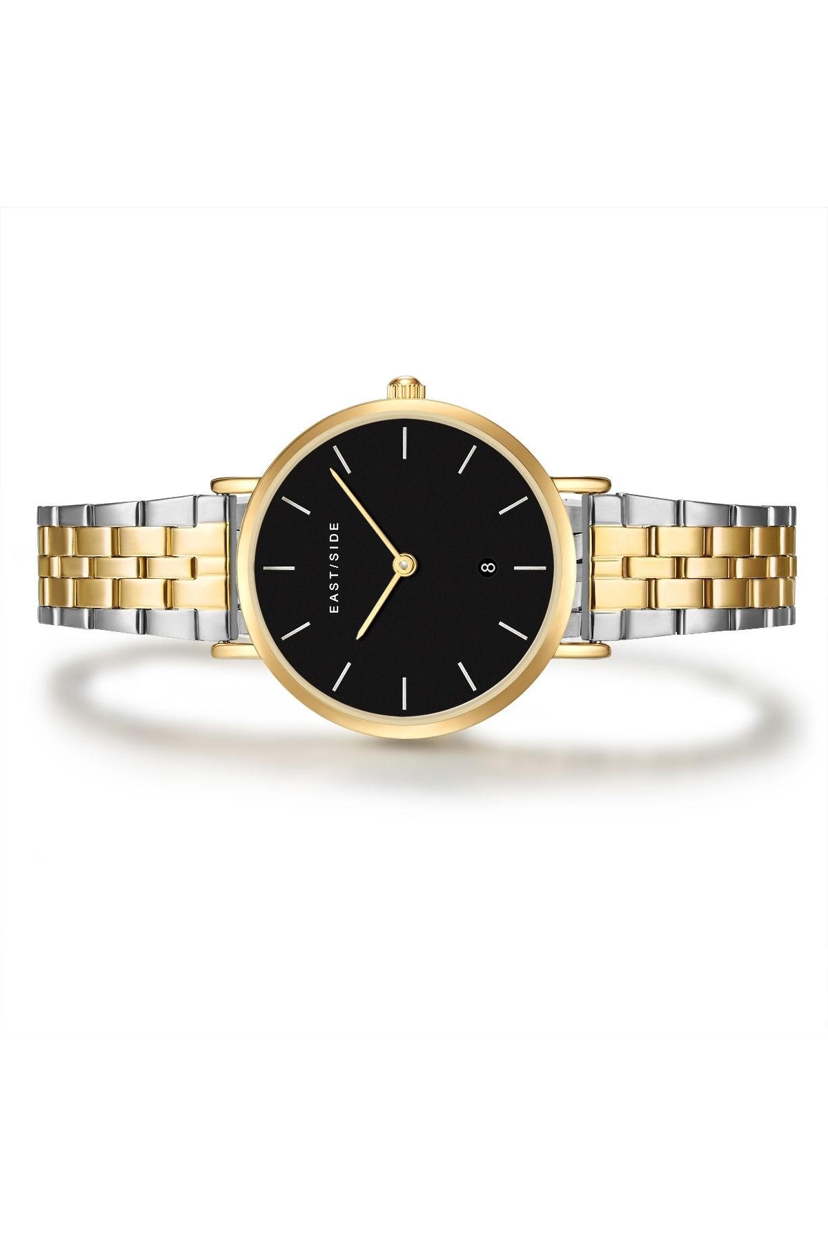 eastside-Quarzuhr Damen Quarzuhr gelbgold Edelstahl silber/gelbgold 2