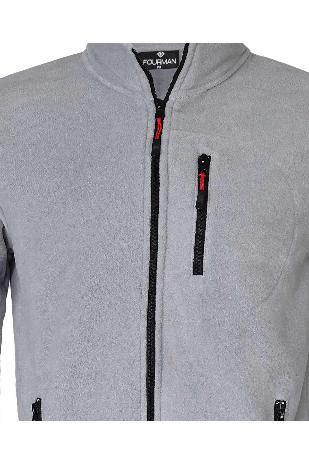 Four Man-Jachetă fleece pentru bărbați cu 3 buzunare 2