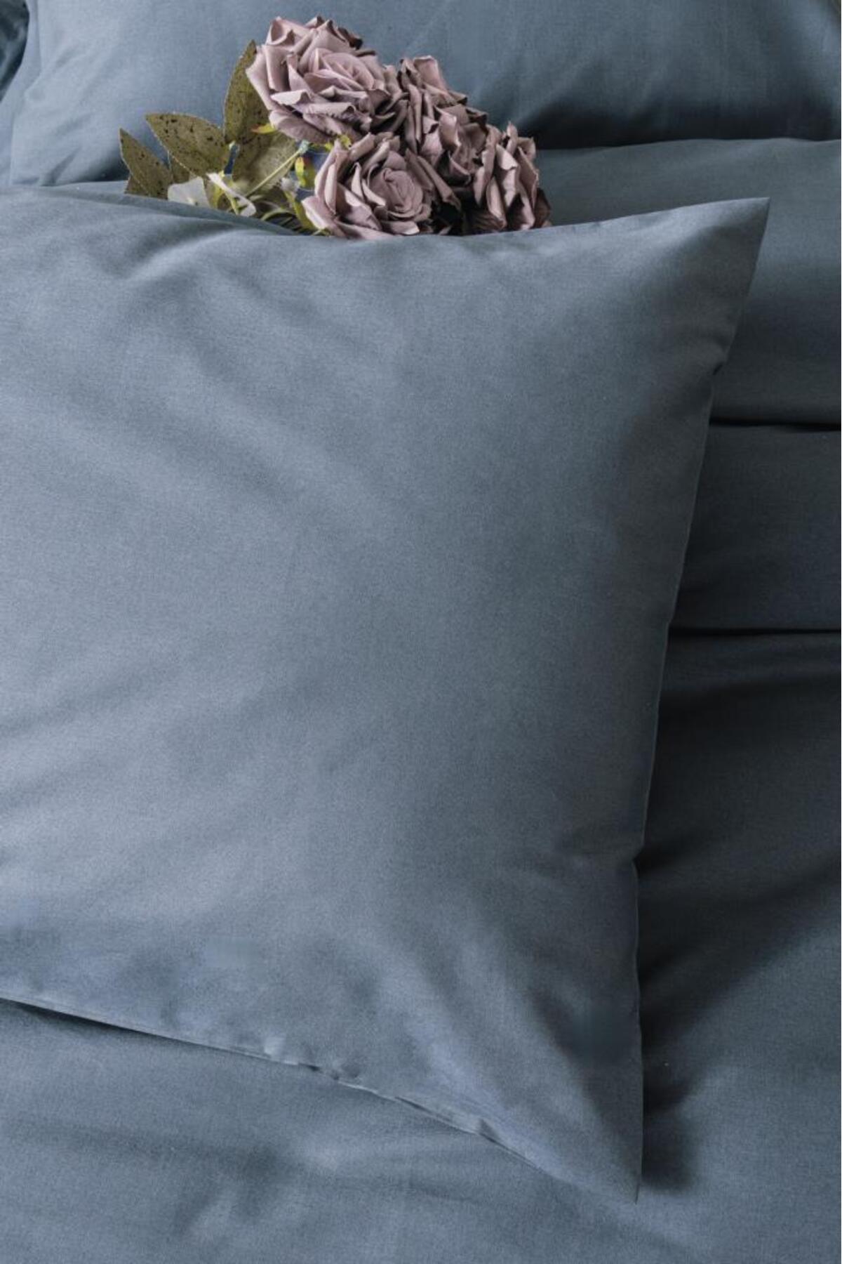 Cotton Box Plain Anthracite Single Ranforce Duvet Cover Set Trendyol