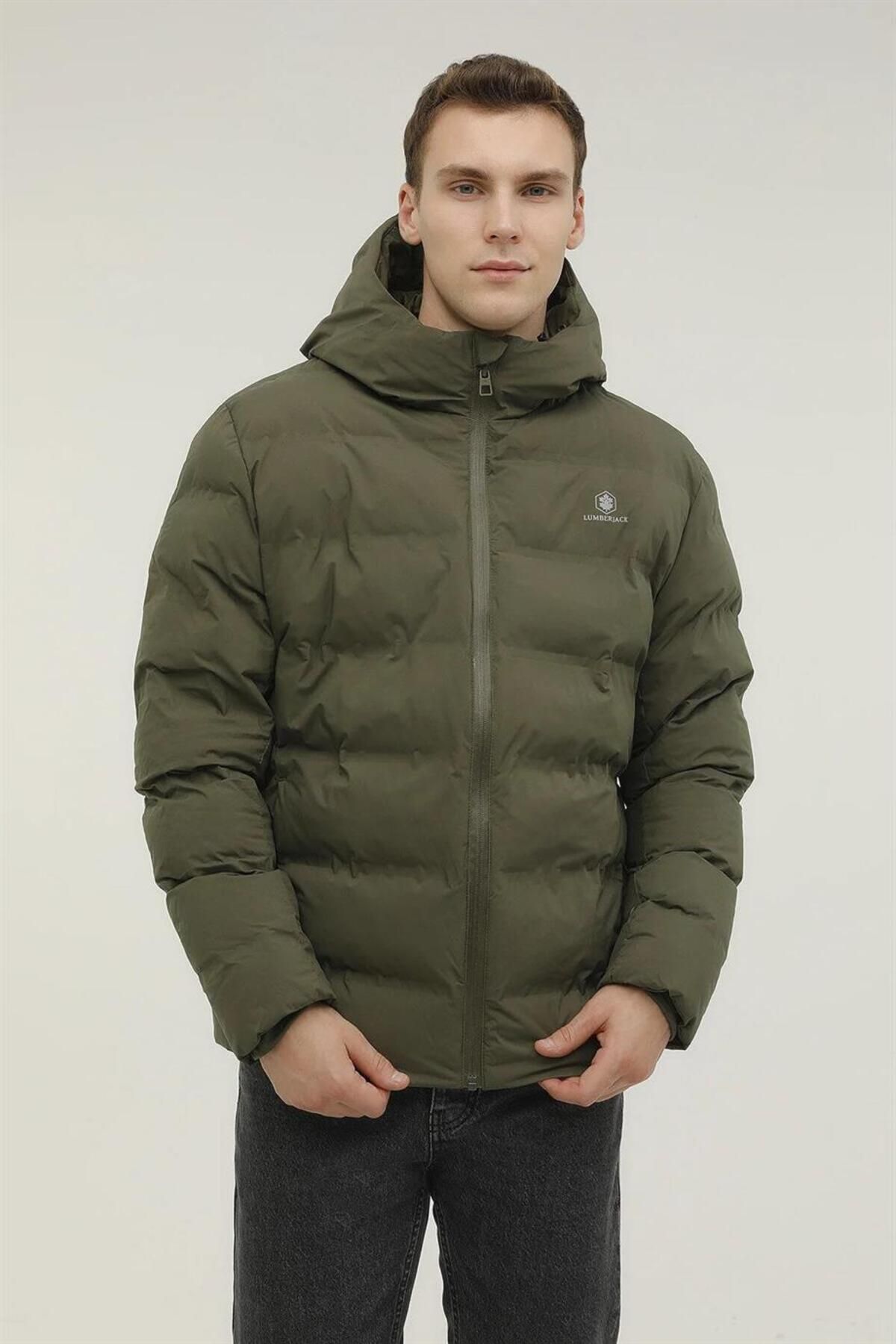 Lumberjack Winter Jacket Green Regular fit