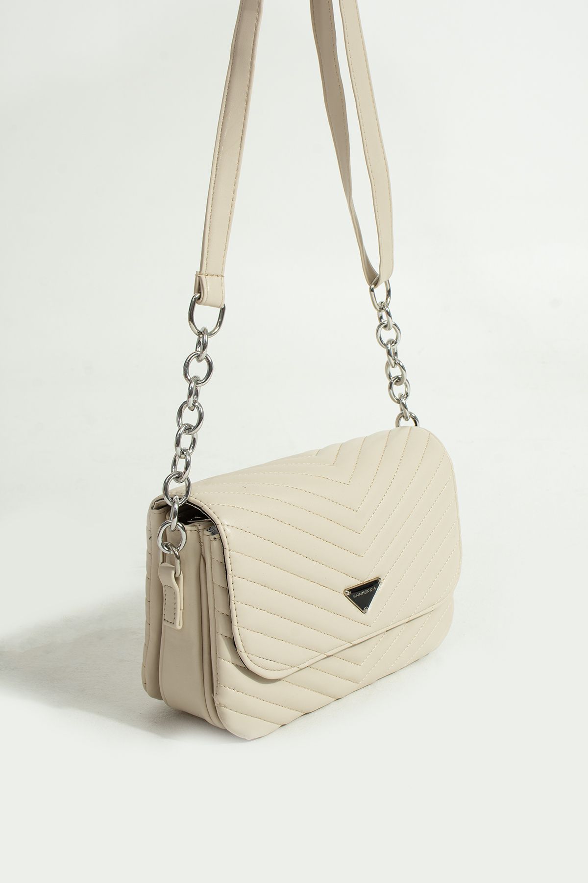 YOGII Shoulder Bag - Beige - Plain