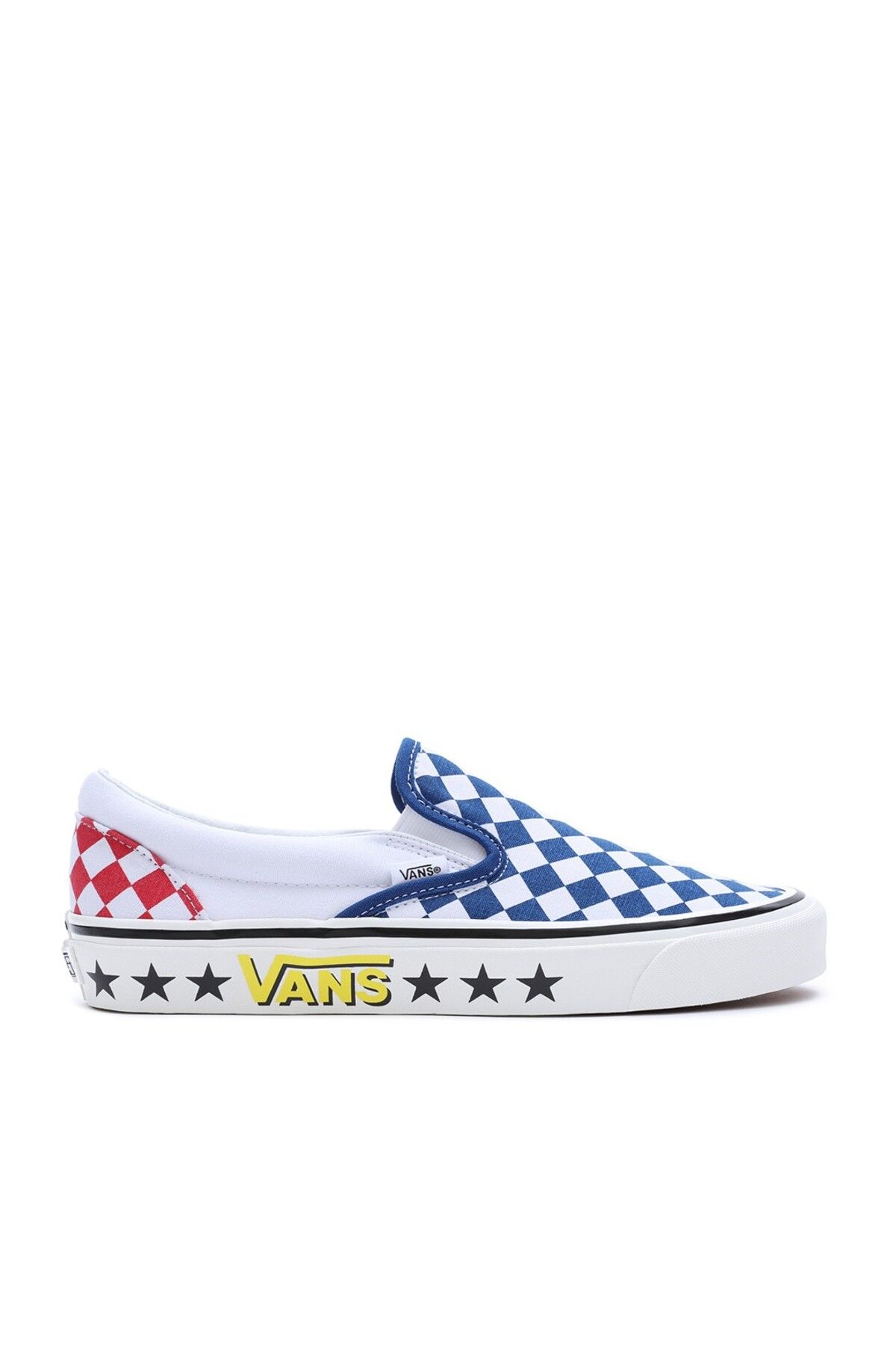 اسنیکر آبی مردانه و زنانه کفش ورزشی UA کلاسیک Slip On 98 dx سفید Vans