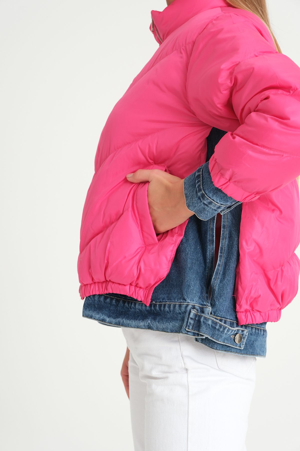 Robin Jean Detailed Puffer Jacket Trendyol