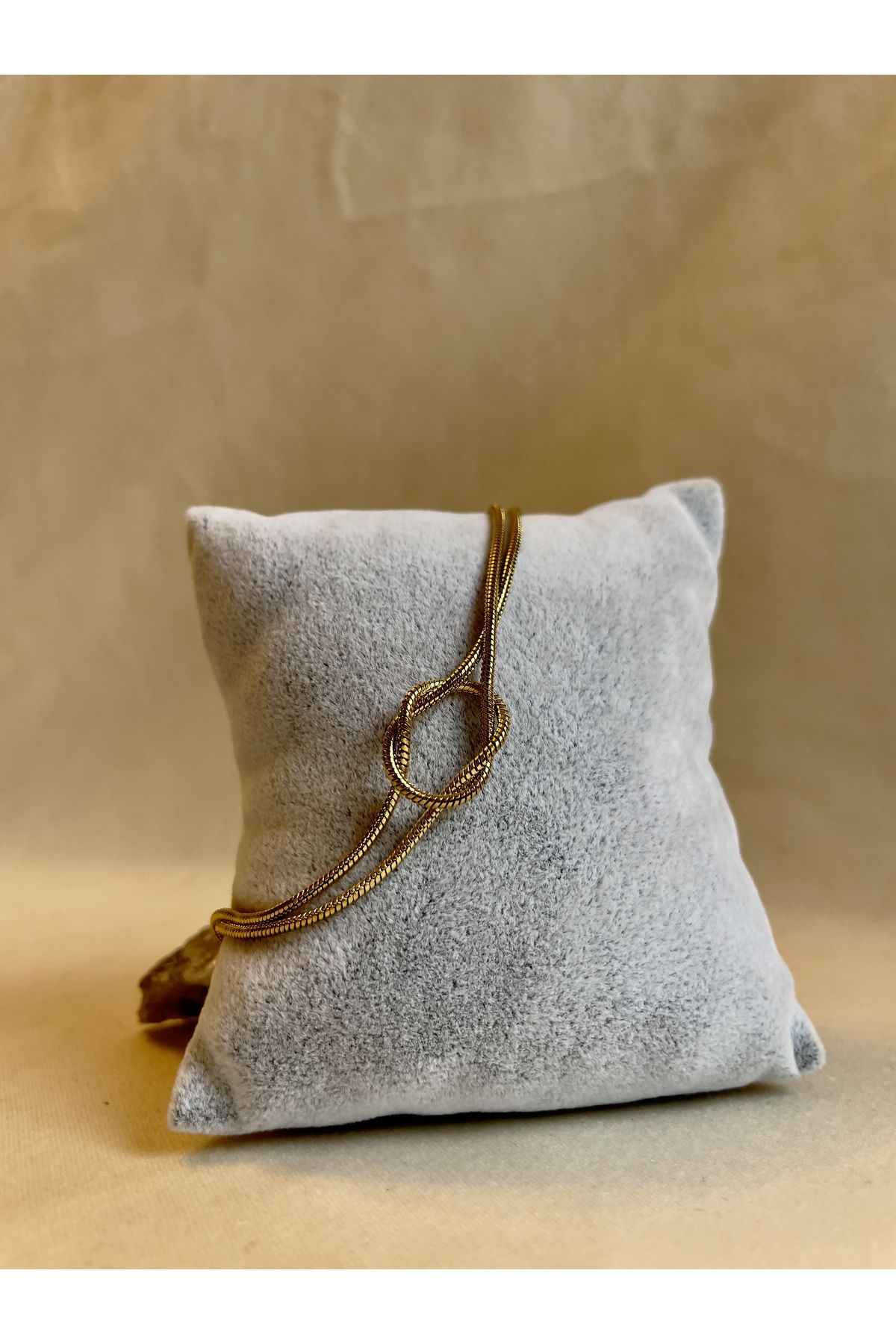LEO-STEEL BRACELET GOLD SILVER TIED STYLISH 1
