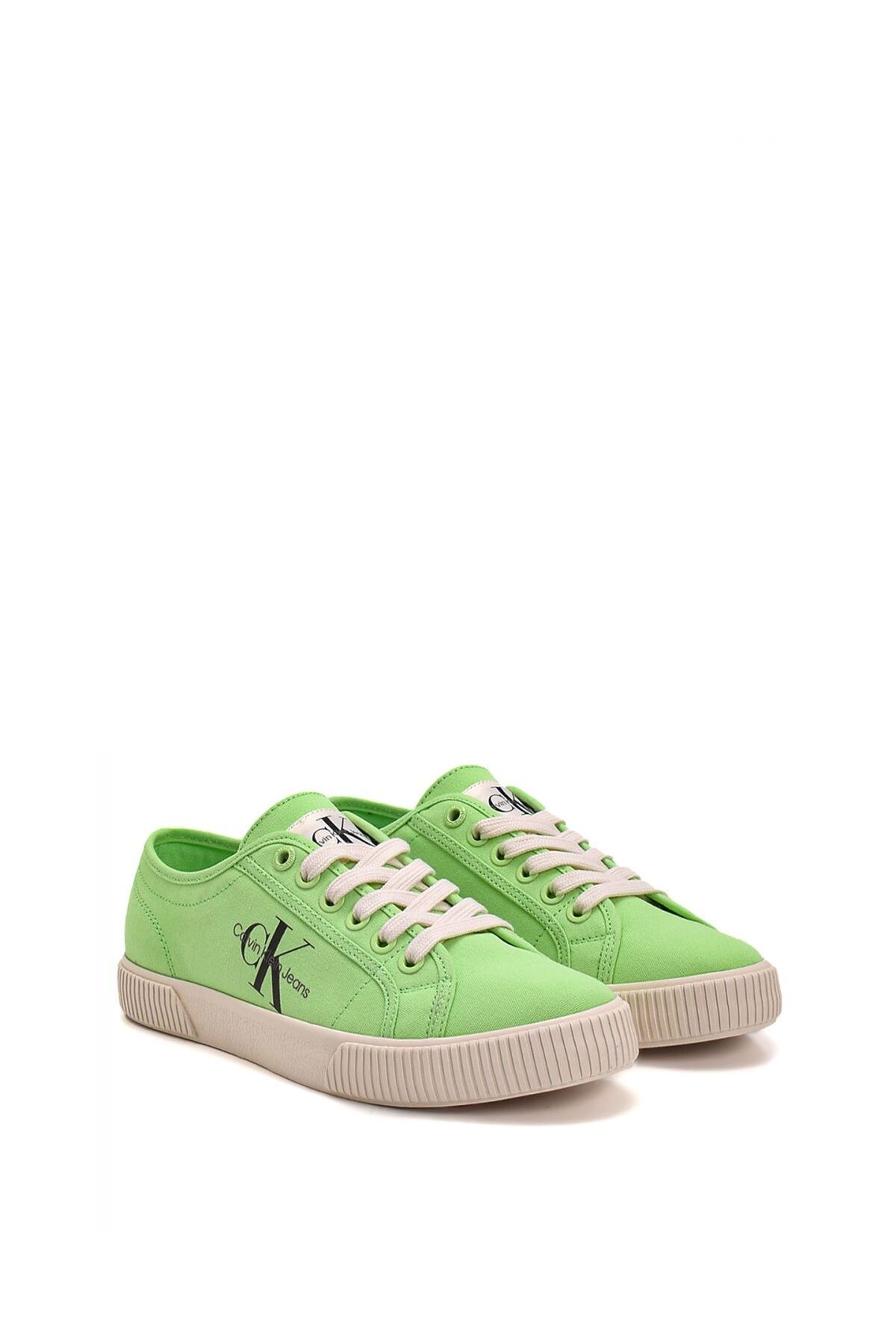 Calvin klein ireland deals canvas white plimsoll trainers