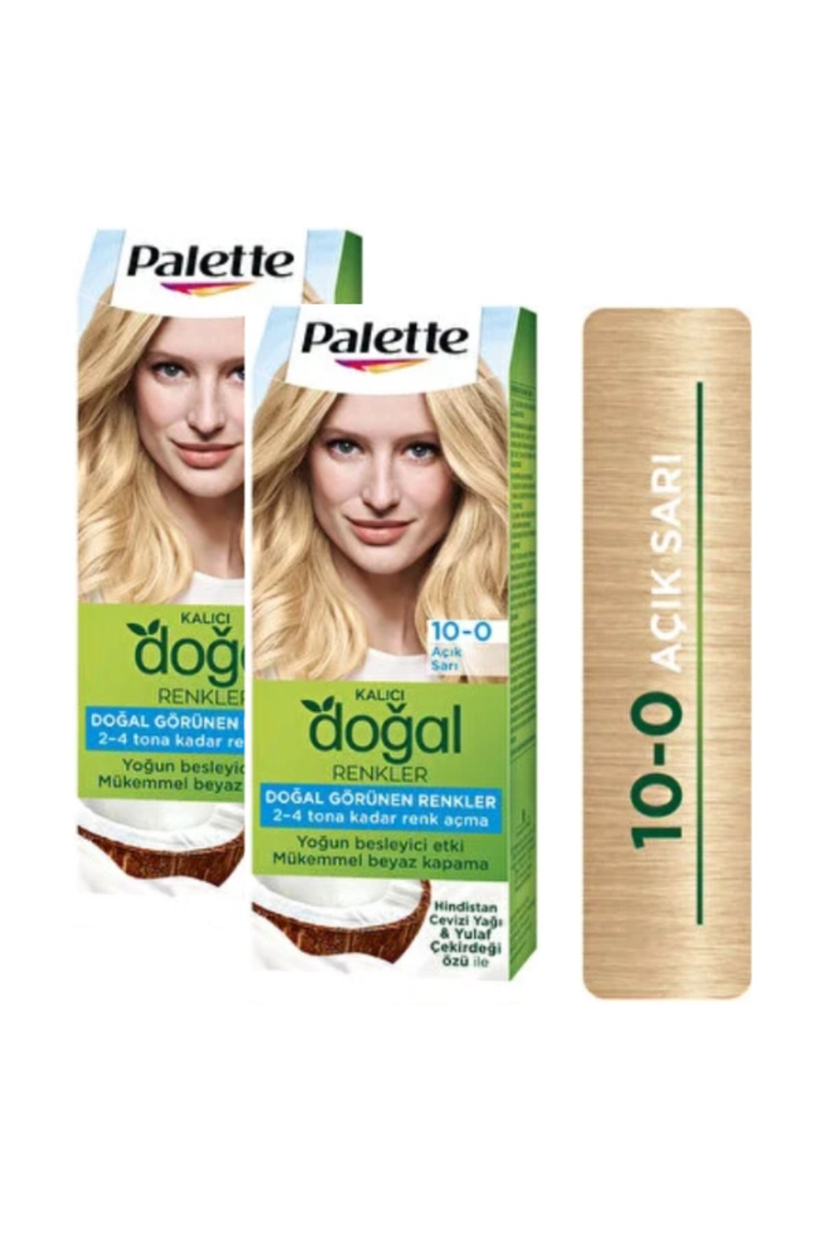 رنگ مو پلت PALETTE SAÇ BOYASI 2 Lİ PAKET
