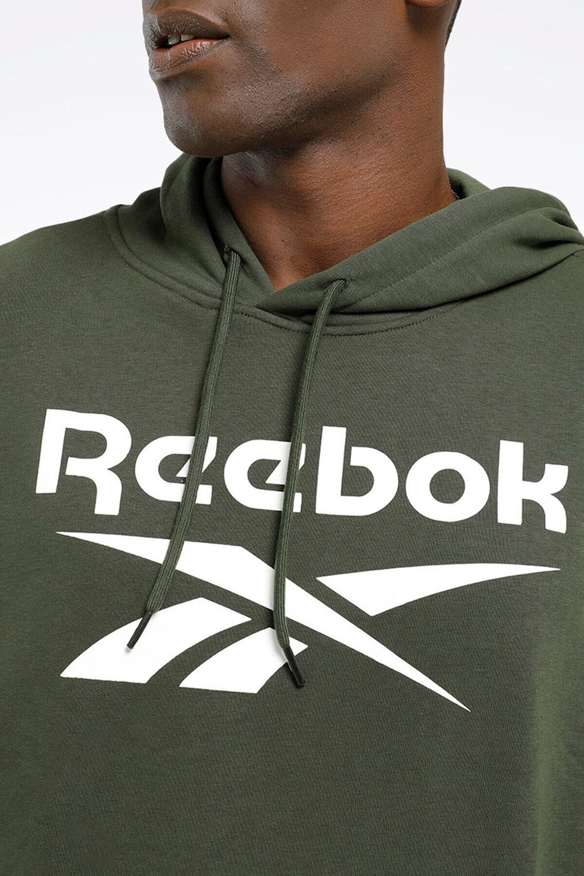 Reebok IDENTITY FRENCH TE Ye il Erkek Sweatshirt Erkek Giyim