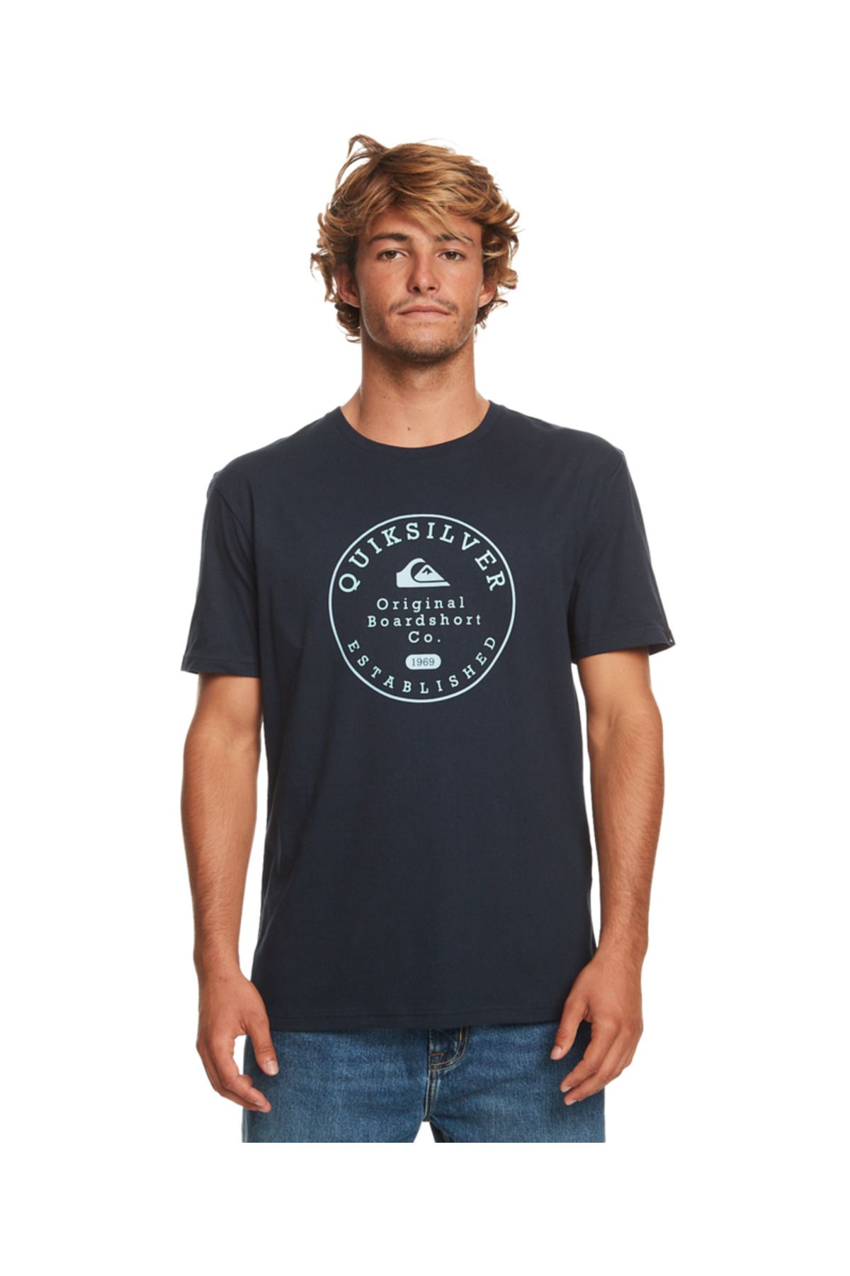 Trendyol Trim - - Men for Circle Quiksilver T-Shirt
