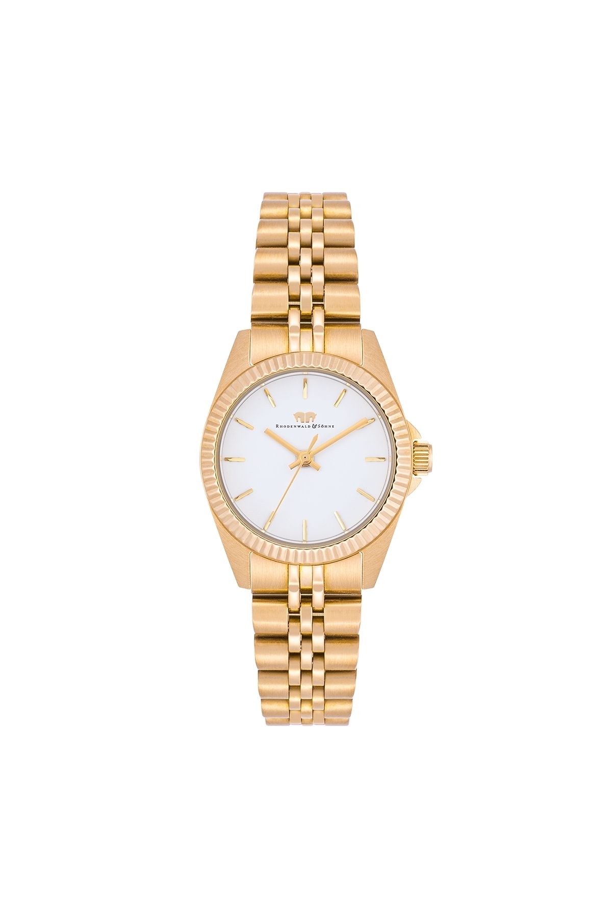 Rhodenwald & Söhne-Quarzuhr Damen Quarzuhr gelbgold Edelstahl gelbgold 1