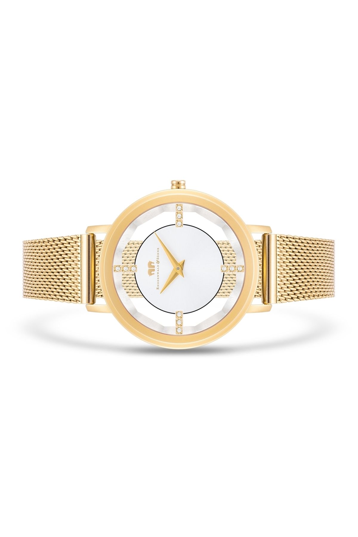 Rhodenwald & Söhne-Quarzuhr Damen Quarzuhr gelbgold Edelstahl gelbgold 2