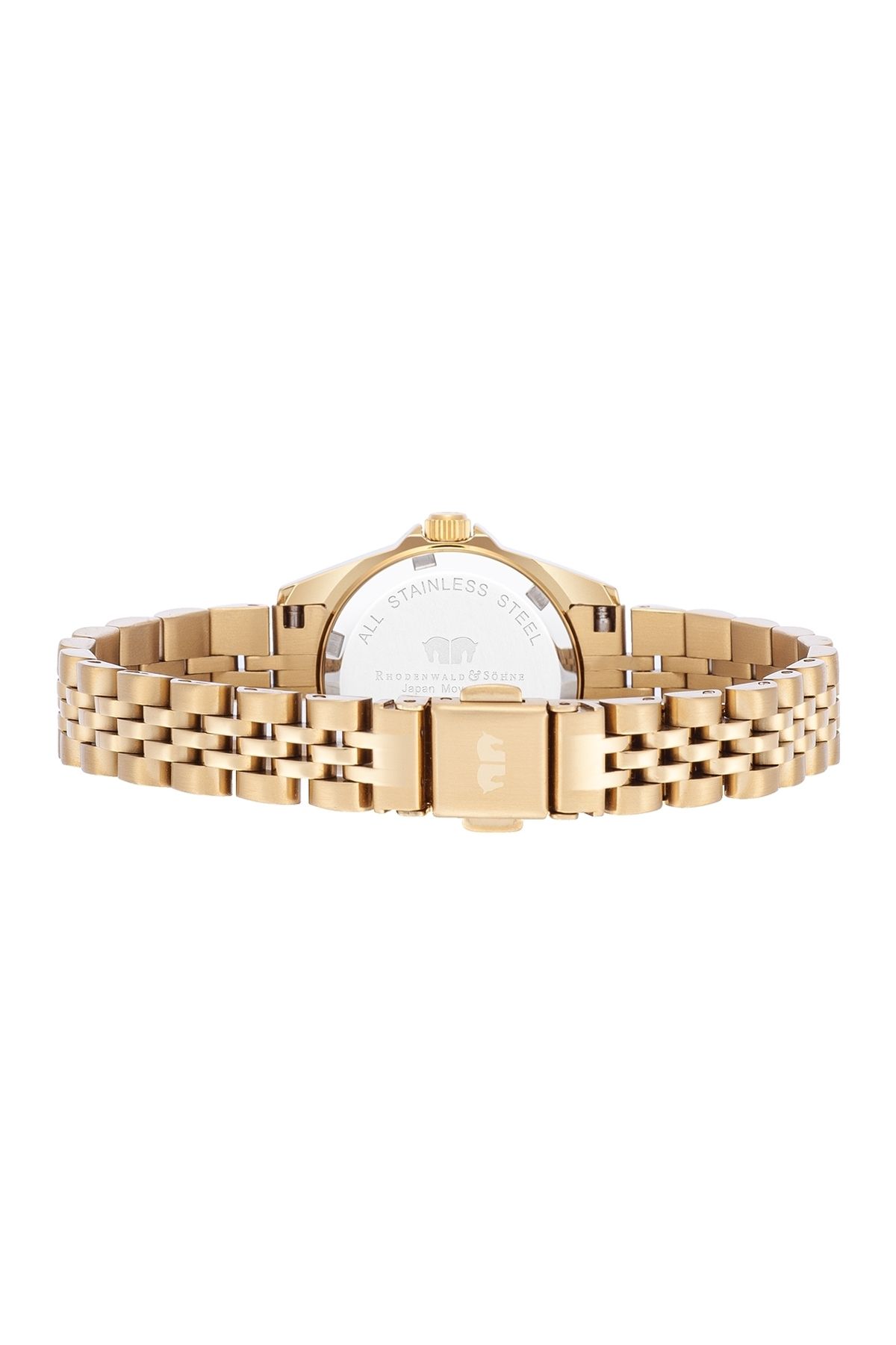 Rhodenwald & Söhne-Quarzuhr Damen Quarzuhr gelbgold Edelstahl gelbgold 4