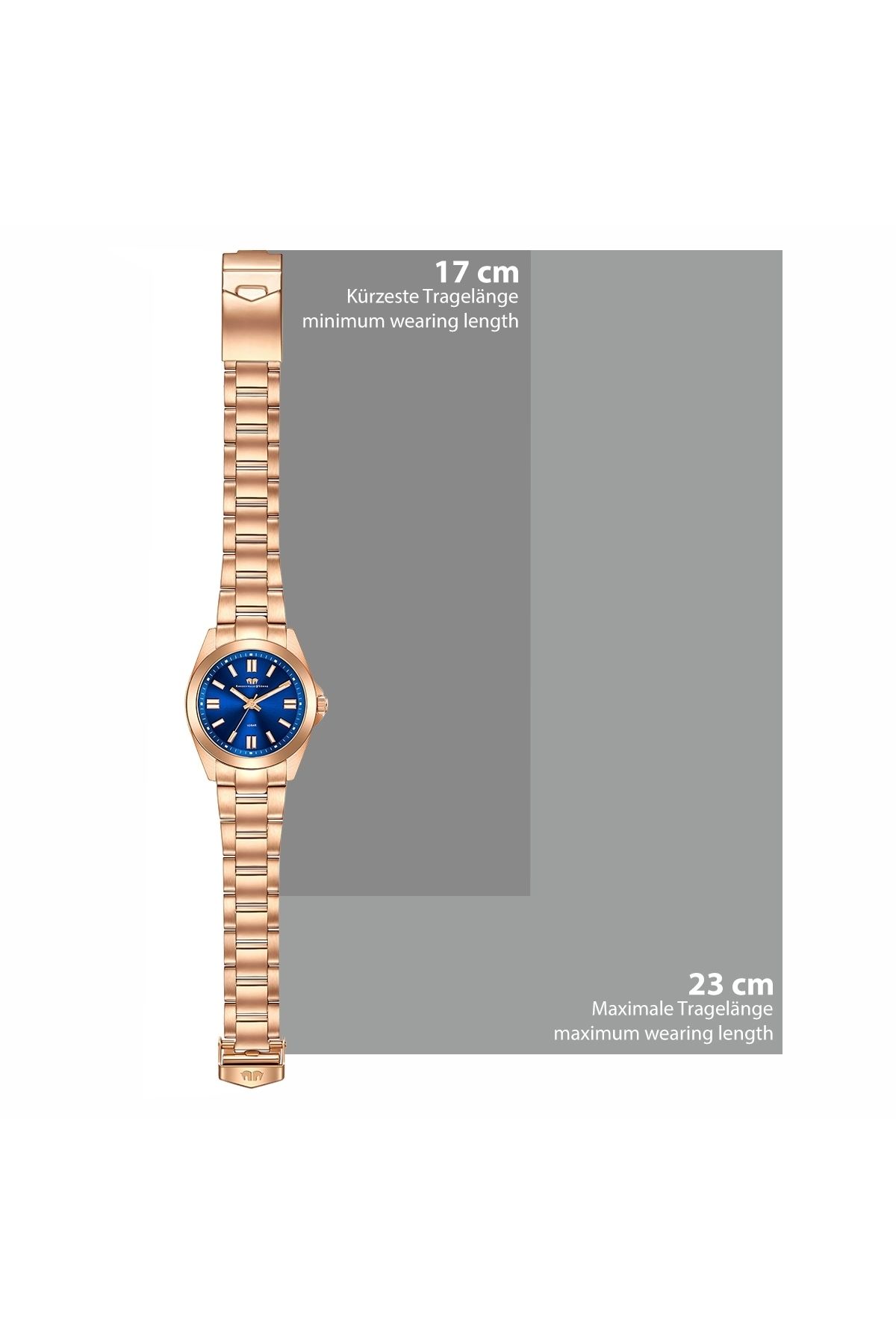 Rhodenwald & Söhne-Quarzuhr Damen Quarzuhr roségold Edelstahl roségold 6